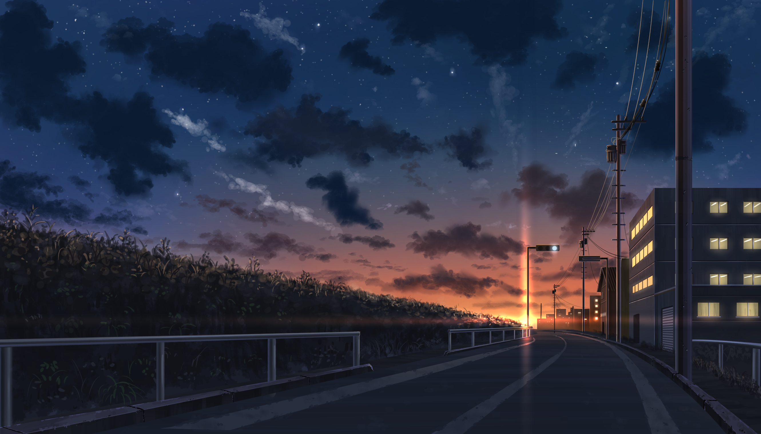 Anime Road Wallpapers