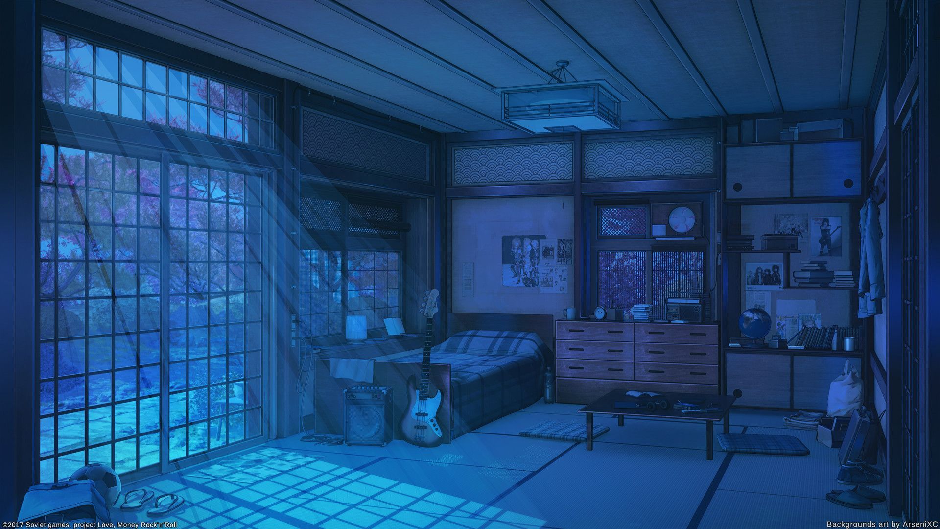 Anime Room Dark Wallpapers