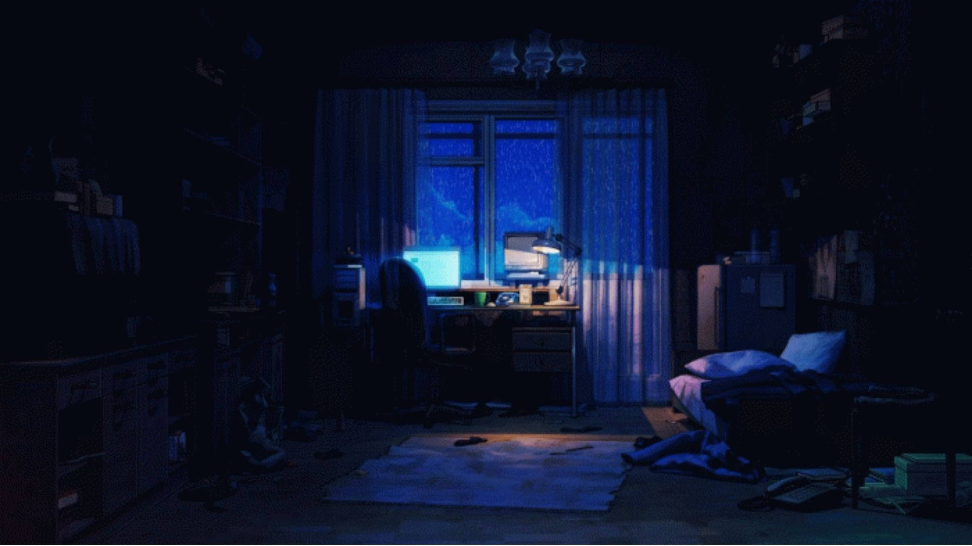 Anime Room Dark Wallpapers