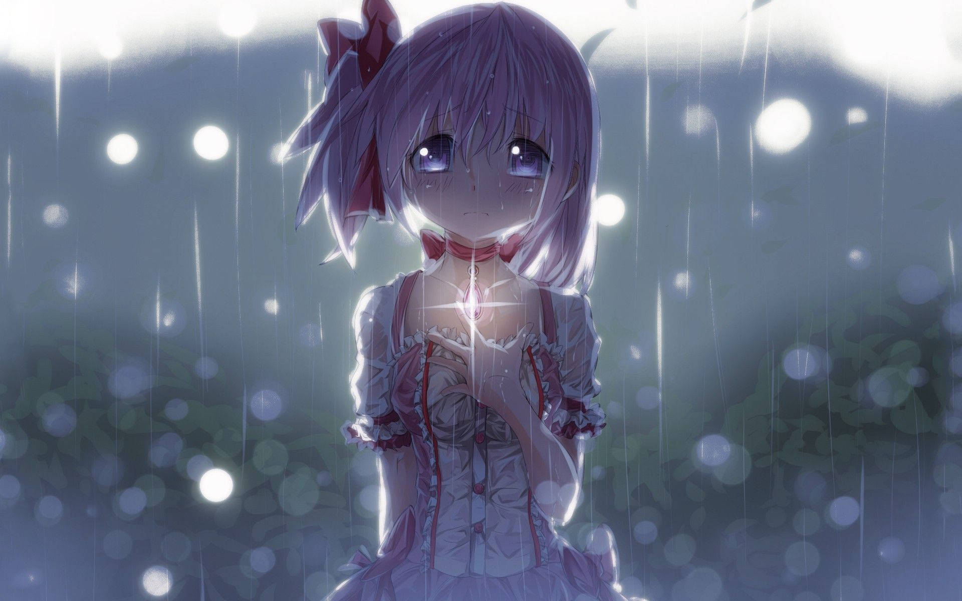 Anime Sad Rain Wallpapers