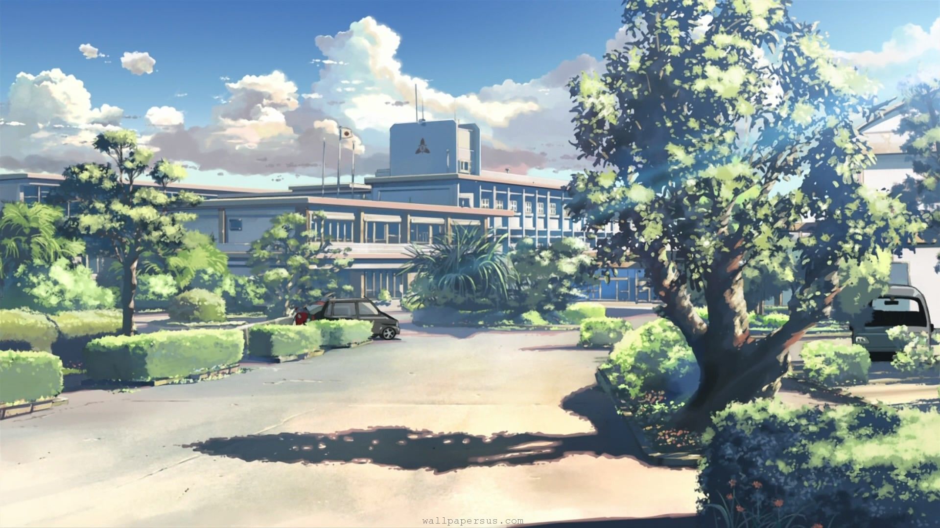 Anime School Scenery Wallpapers