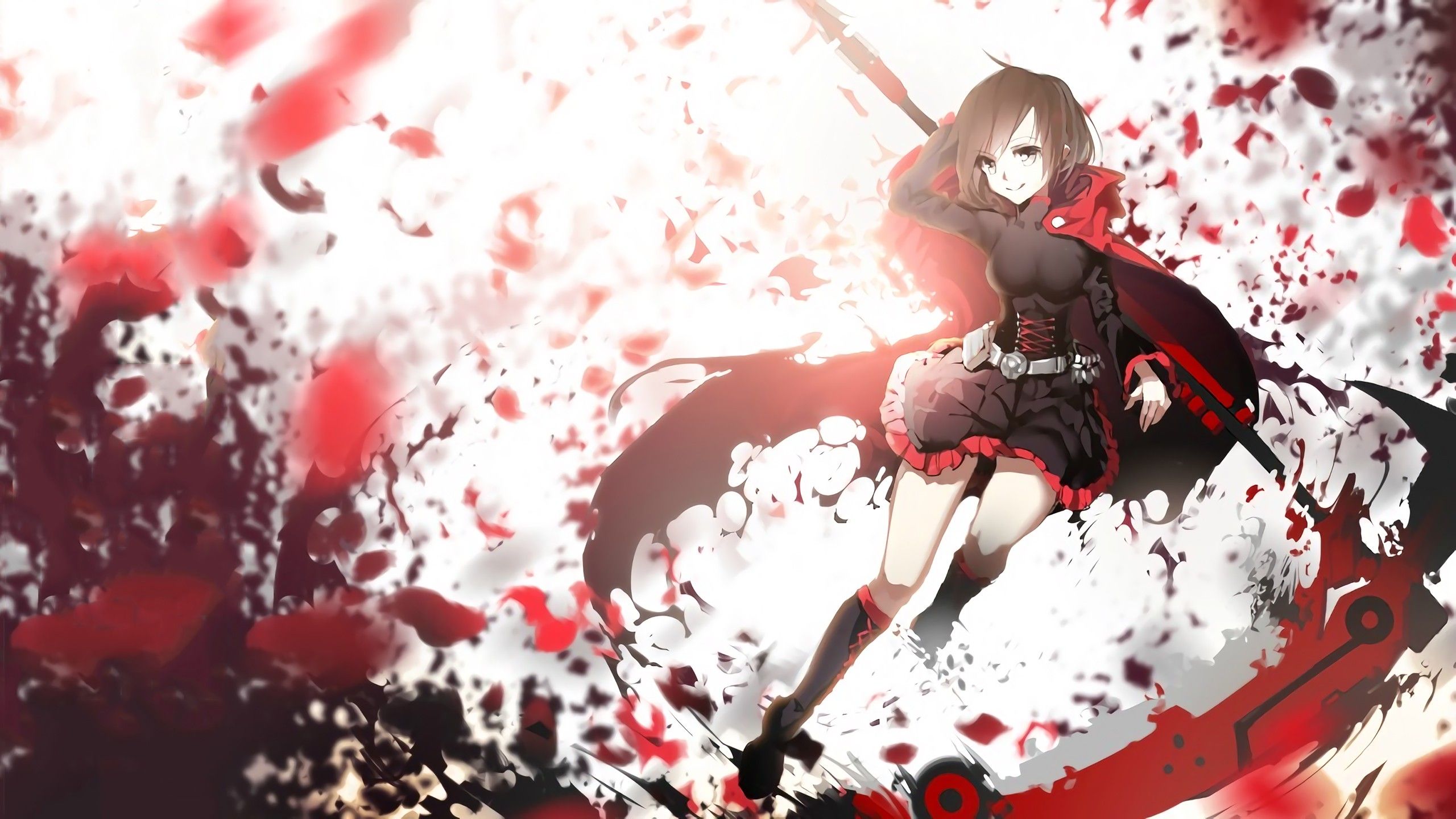 Anime Scythe Girl 2560X1440 Wallpapers