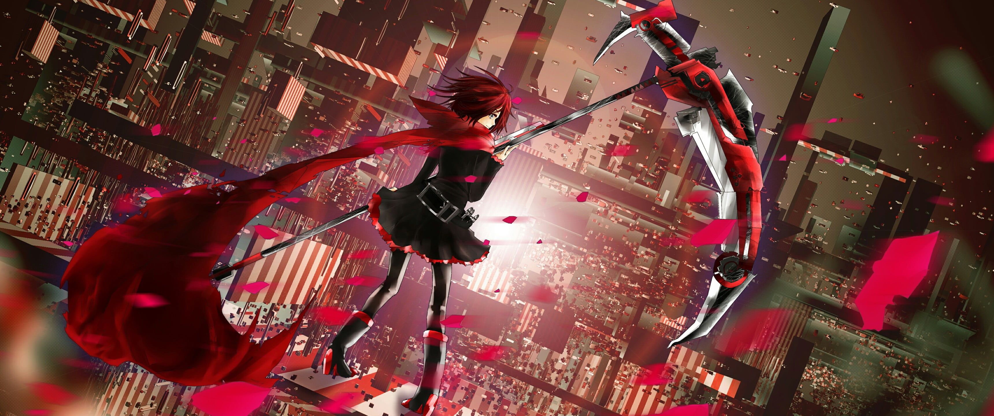 Anime Scythe Girl 2560X1440 Wallpapers