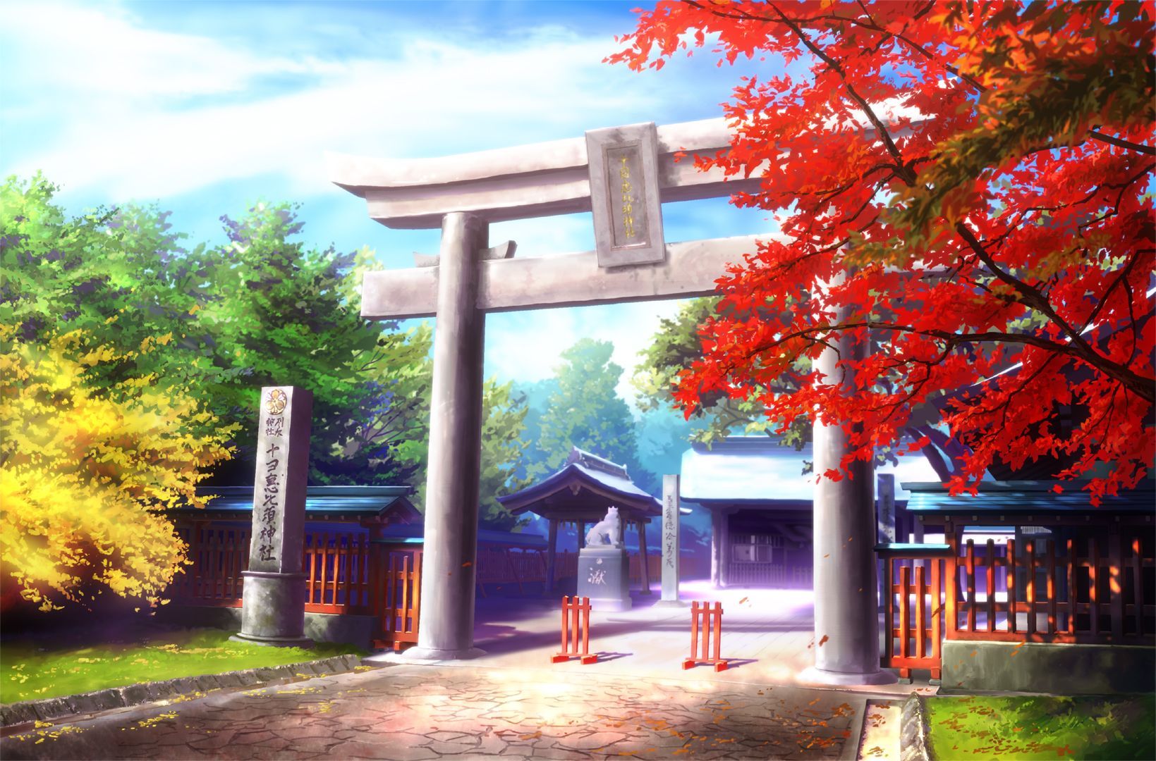 Anime Shinto Temple Wallpapers