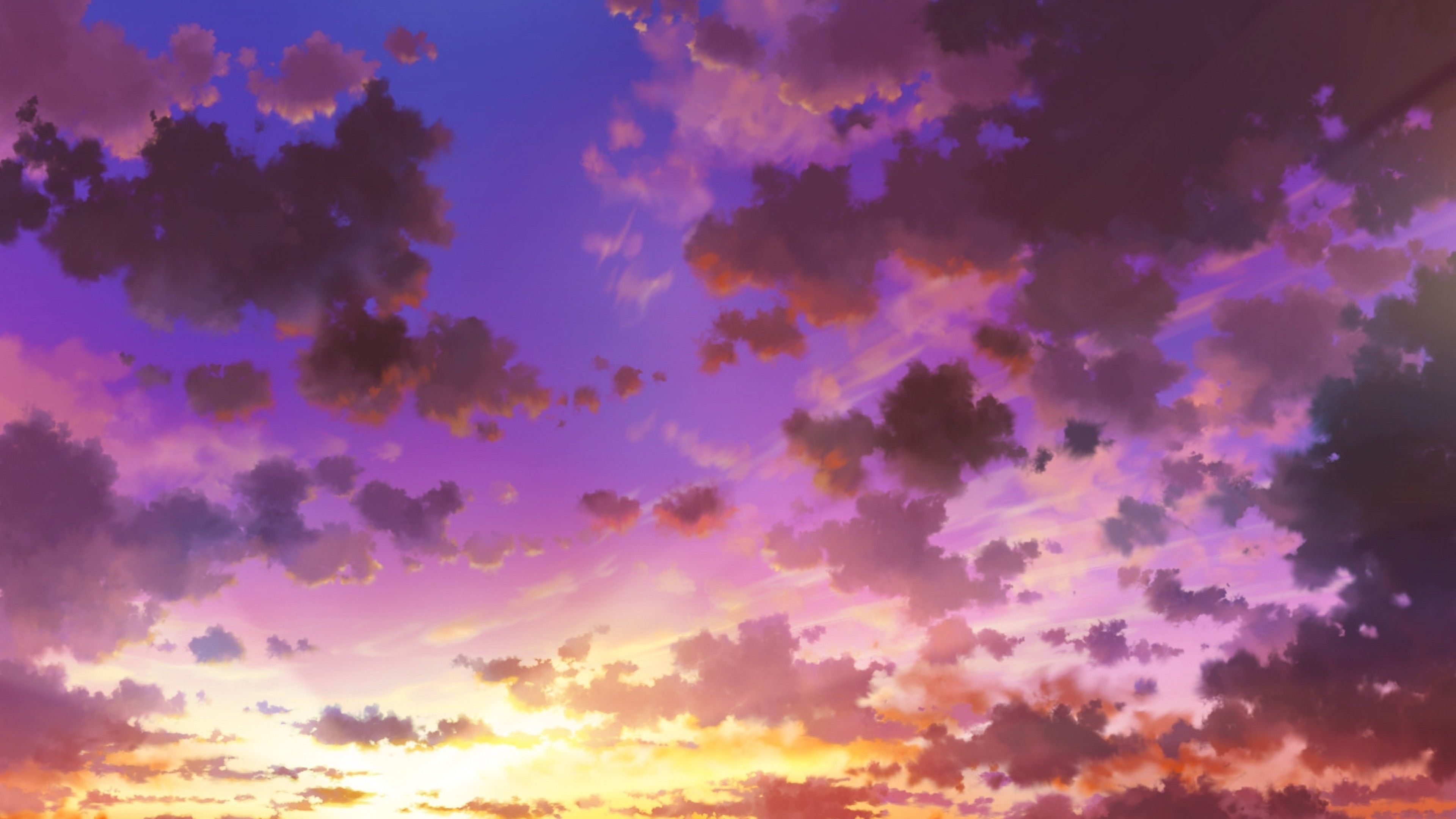 Anime Sky Sunset Wallpapers