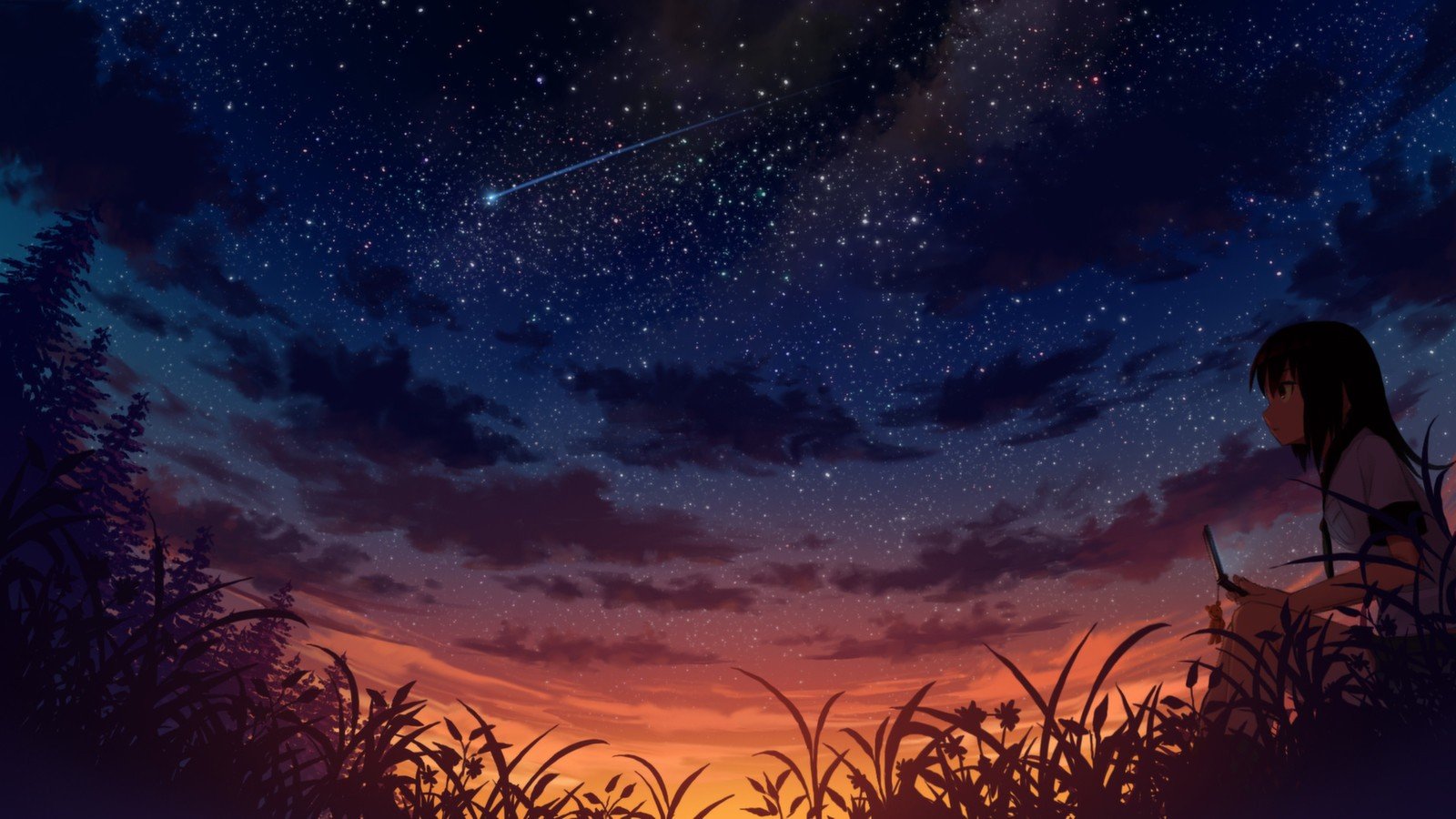 Anime Sky Sunset Wallpapers