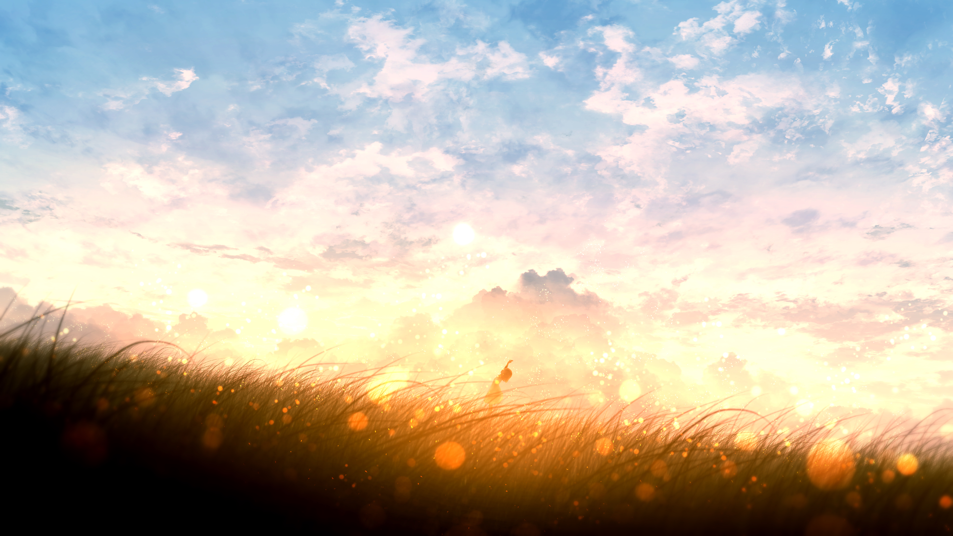 Anime Sky Sunset Wallpapers