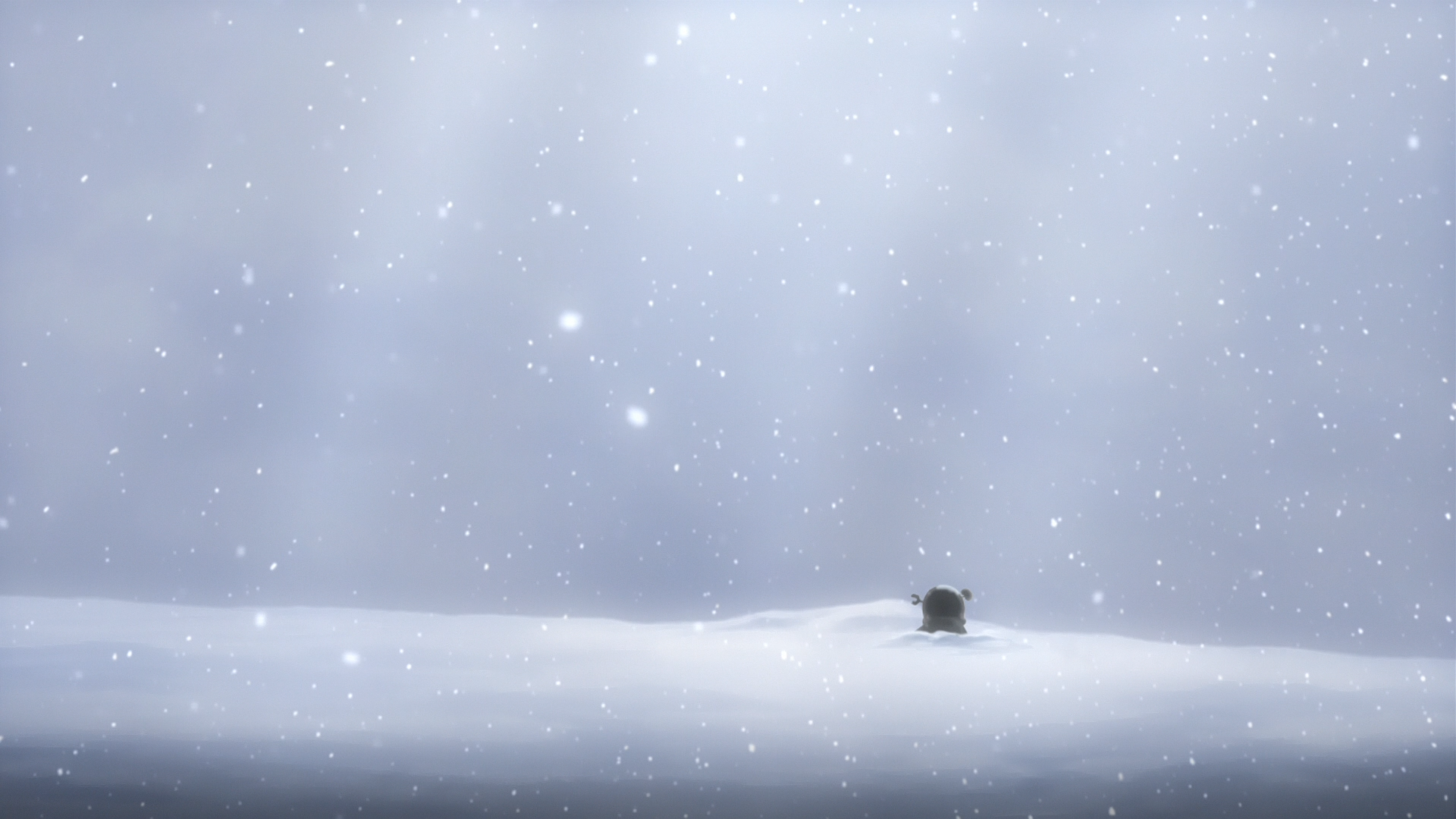 Anime Snow Scenery Wallpapers