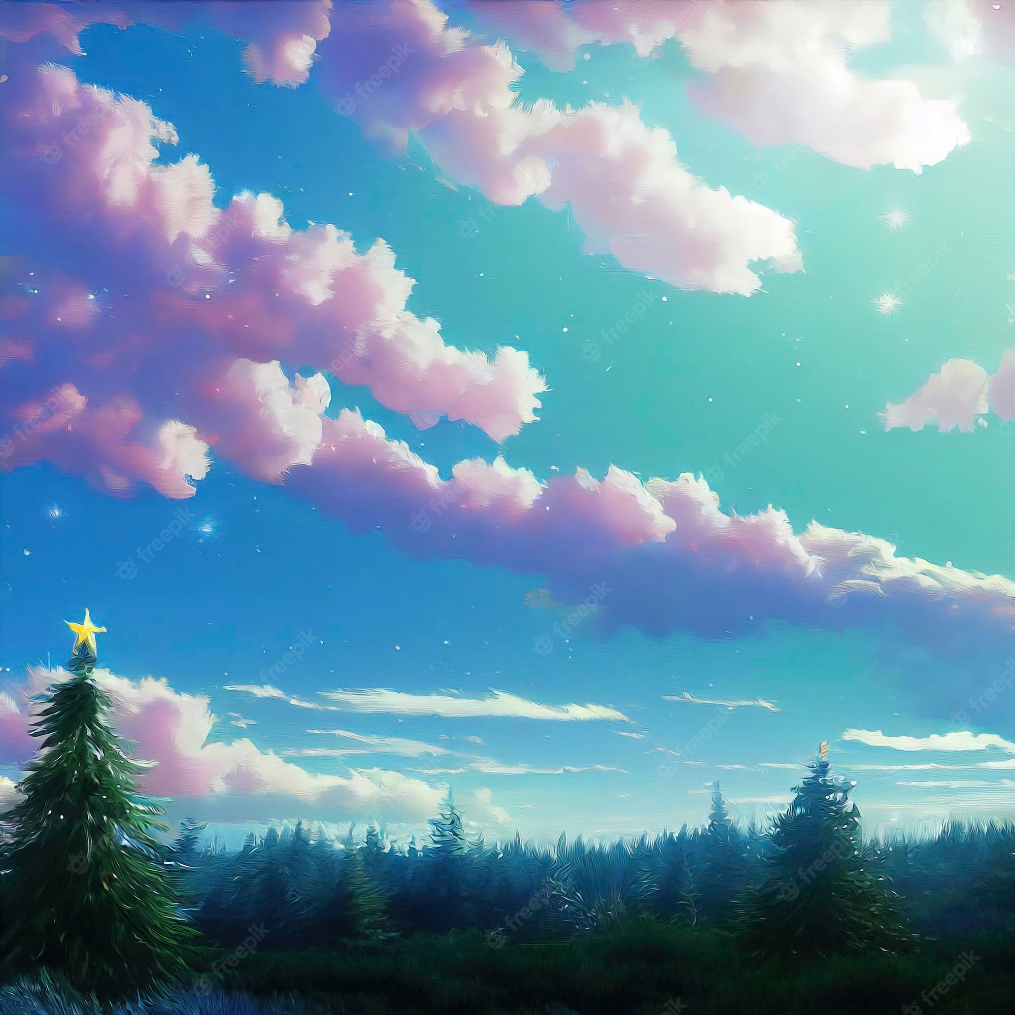 Anime Snow Scenery Wallpapers