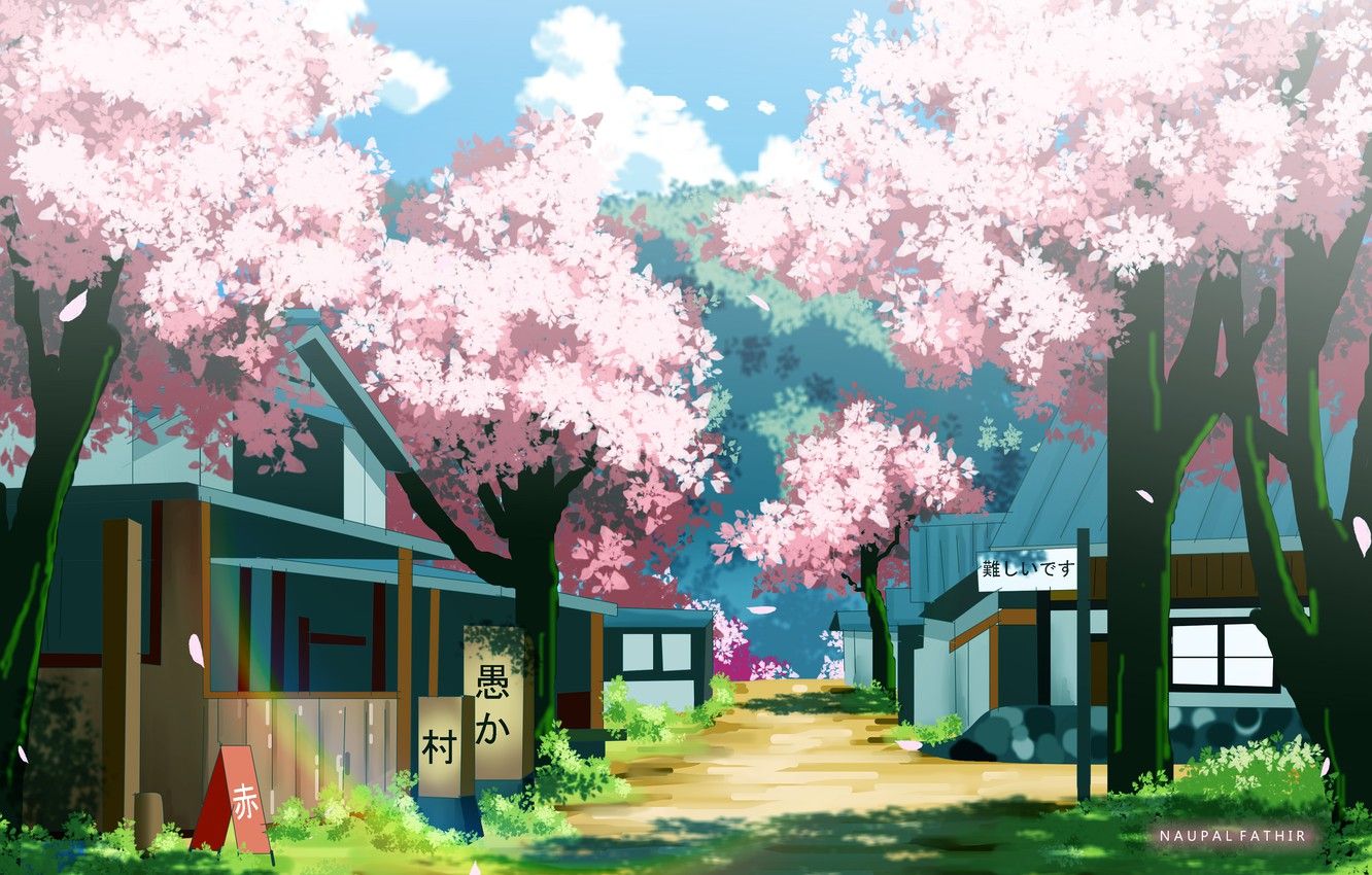 Anime Spring Hd Wallpapers