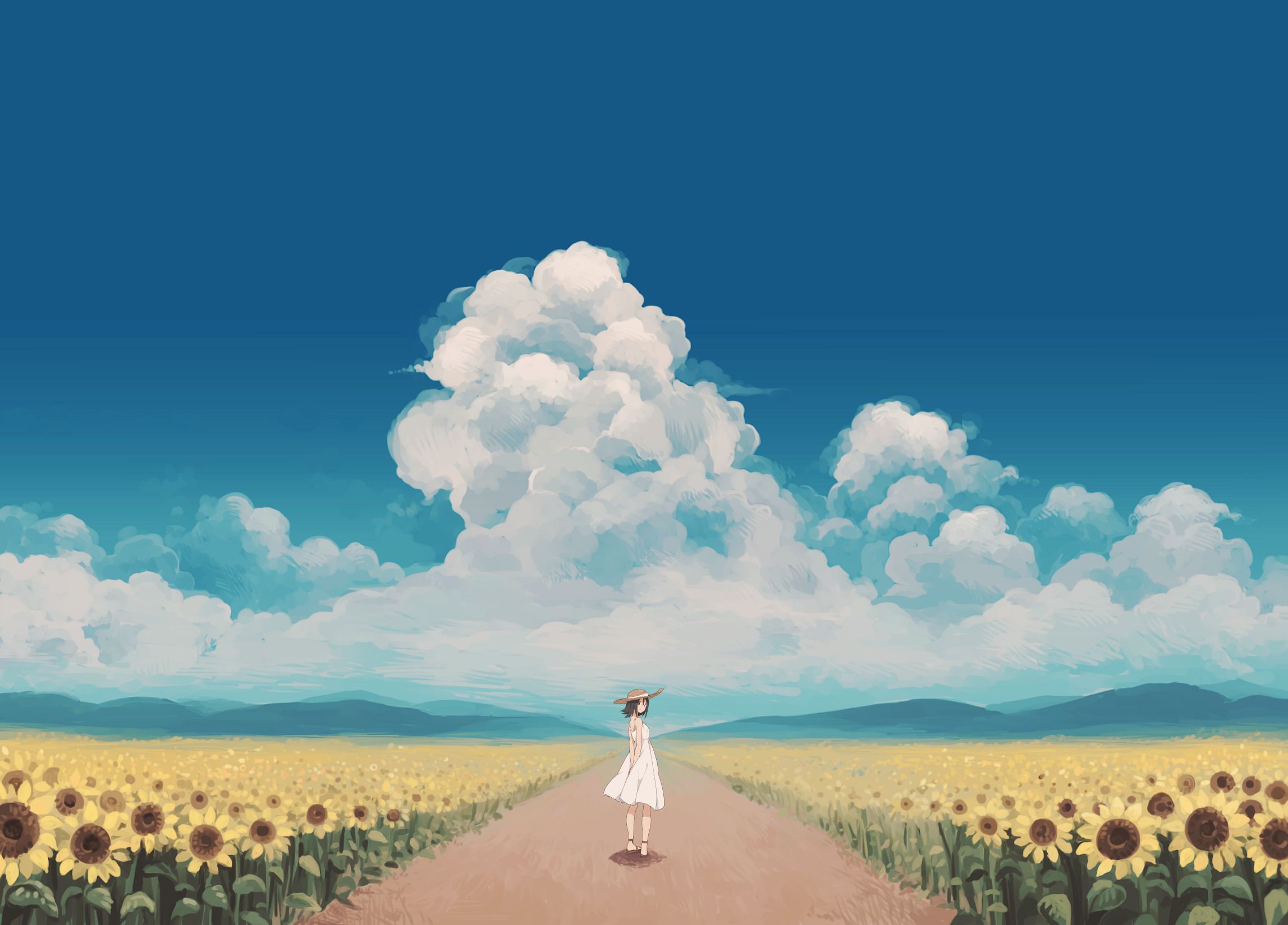 Anime Sunflower Wallpapers