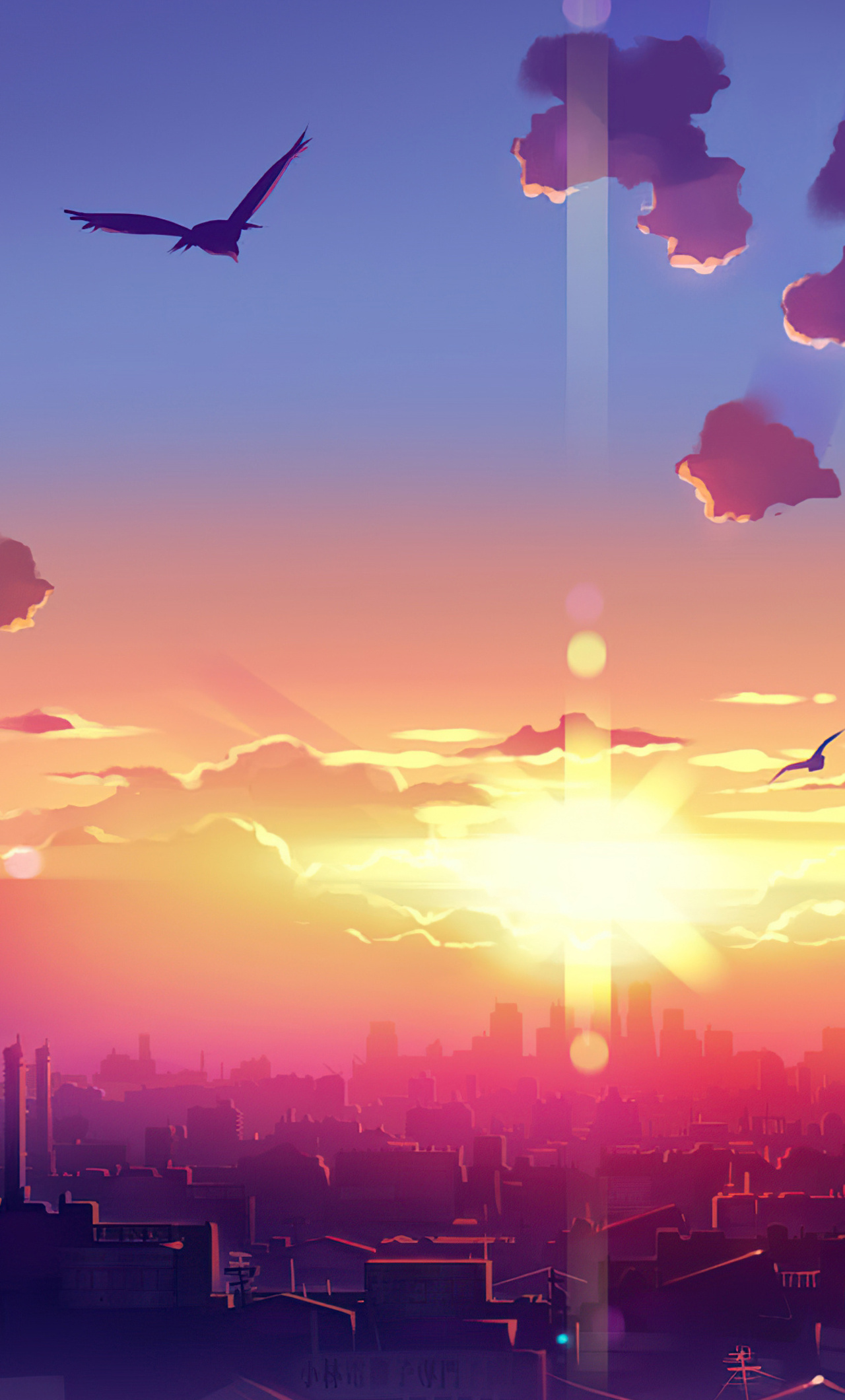 Anime Sunset Wallpapers