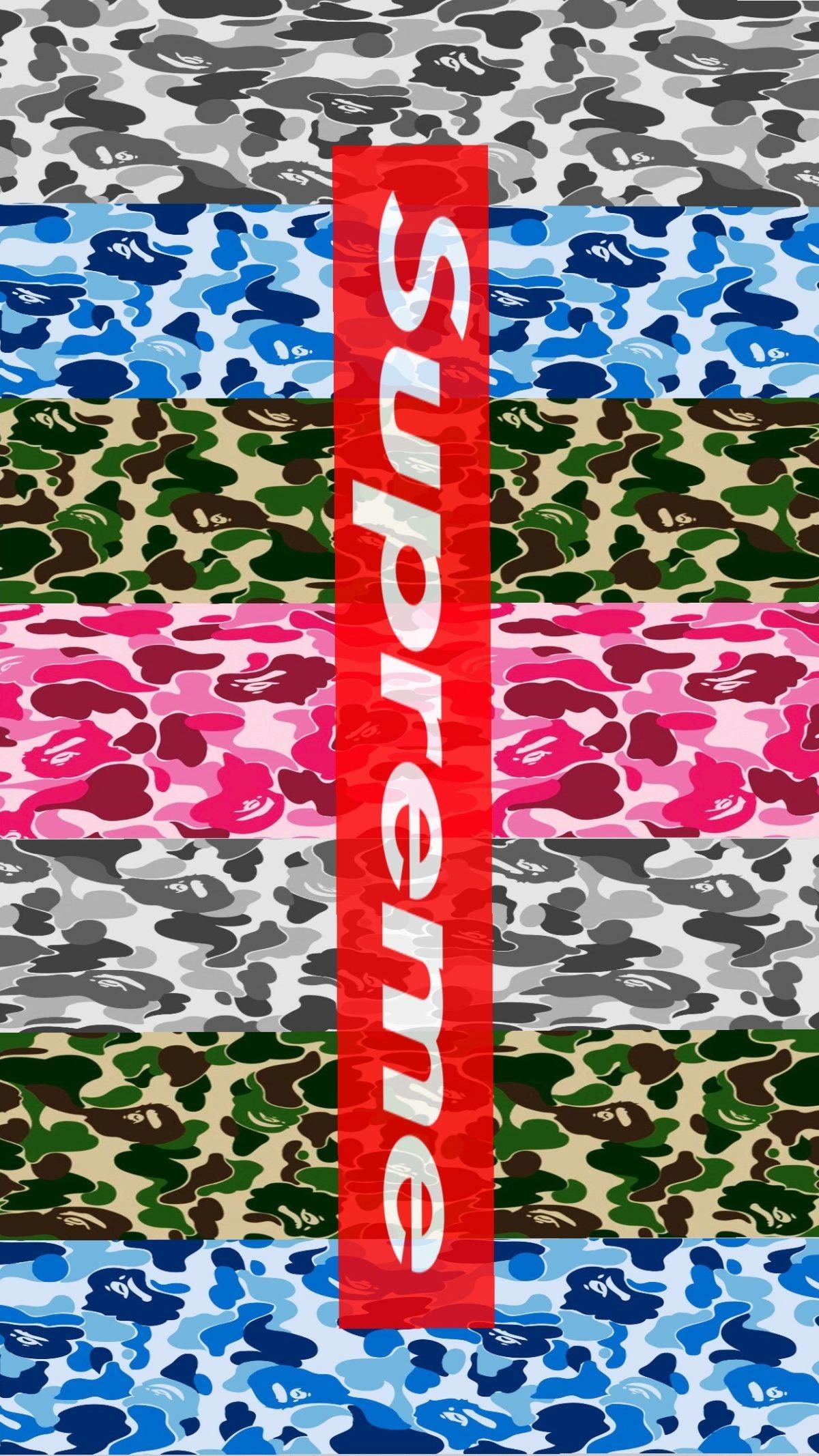 Anime Supreme Bape Desktop Wallpapers