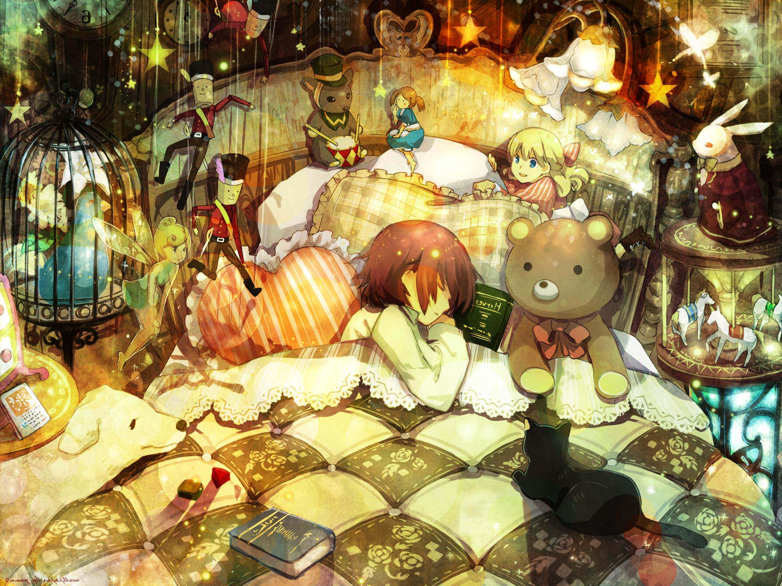 Anime Teddy Bear Wallpapers