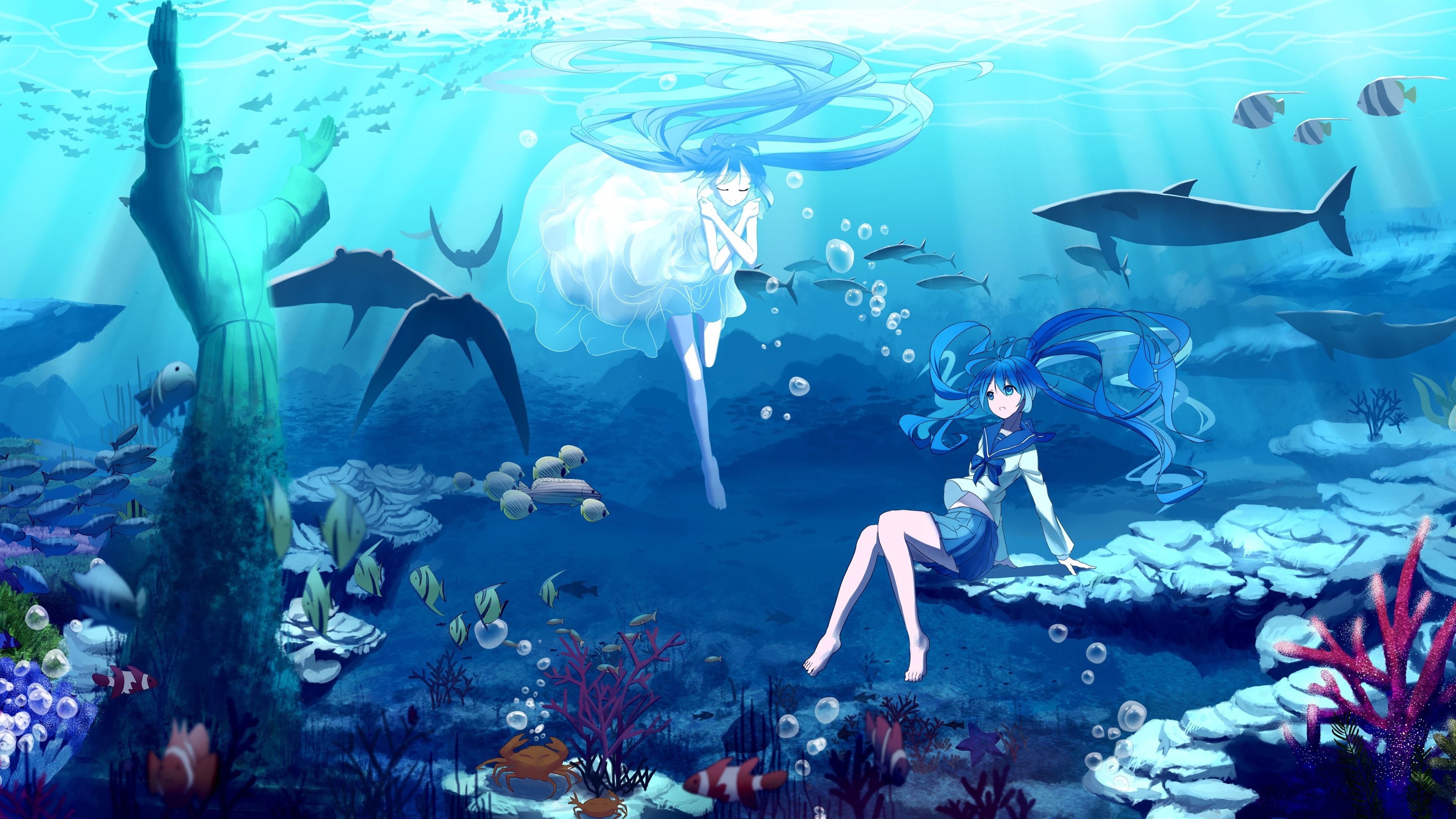 Anime Underwater Wallpapers