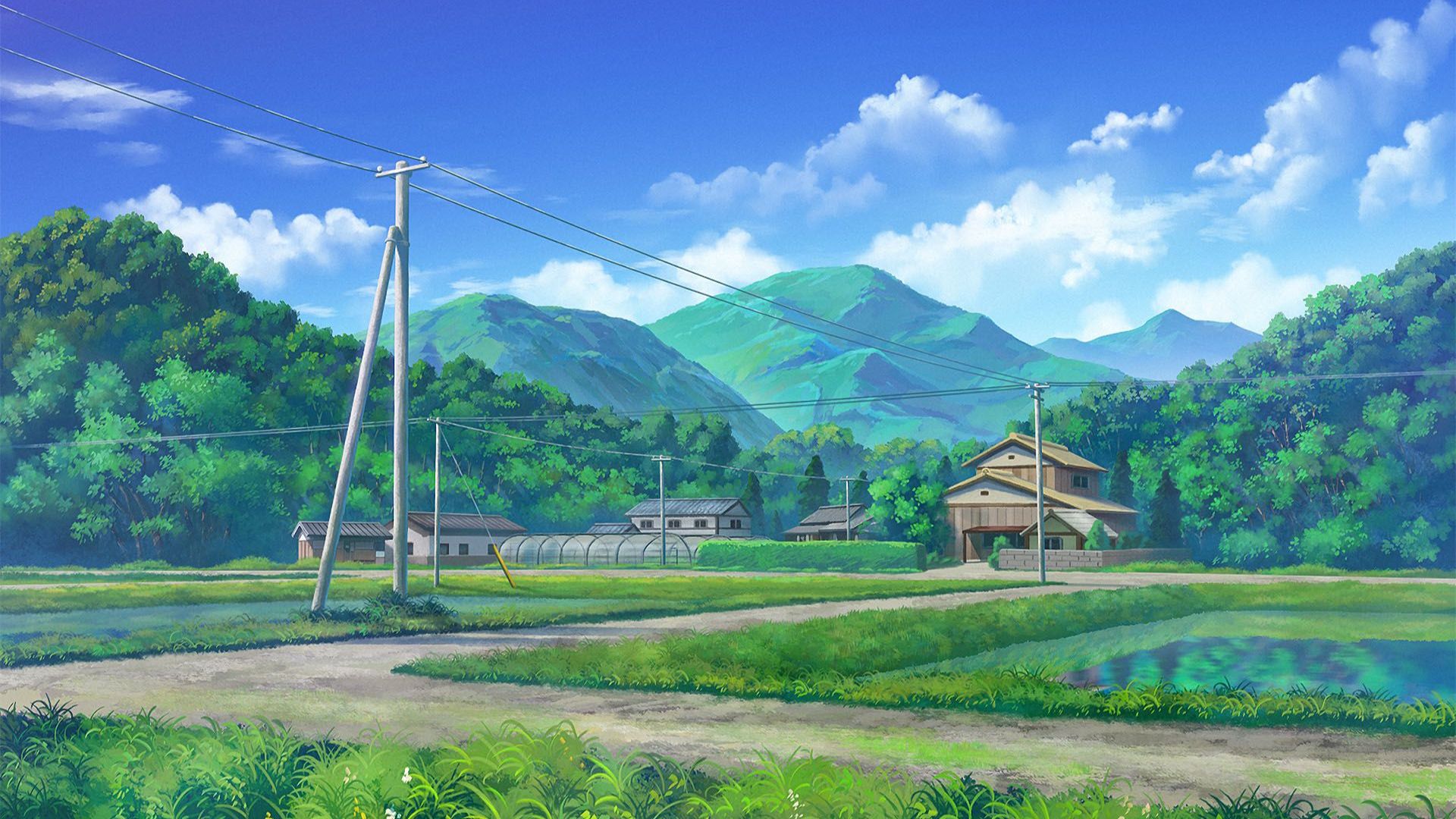 Anime Village Wallpapers