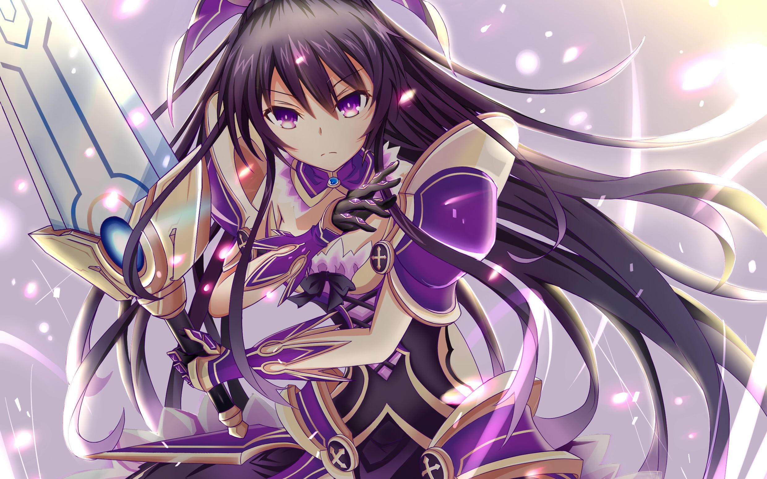 Anime Warrior Long Hair Girl Wallpapers