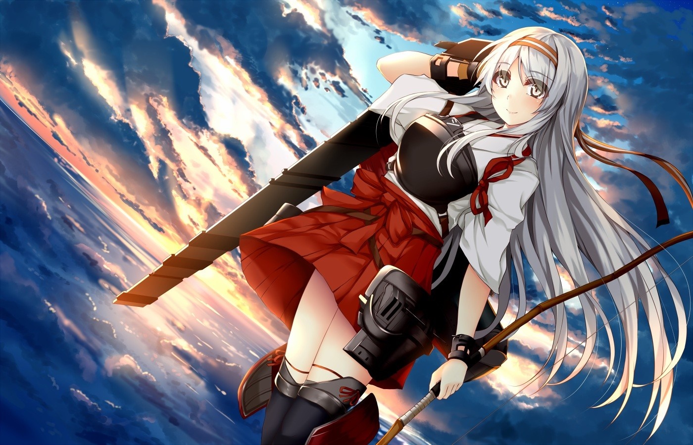 Anime Warrior Long Hair Girl Wallpapers