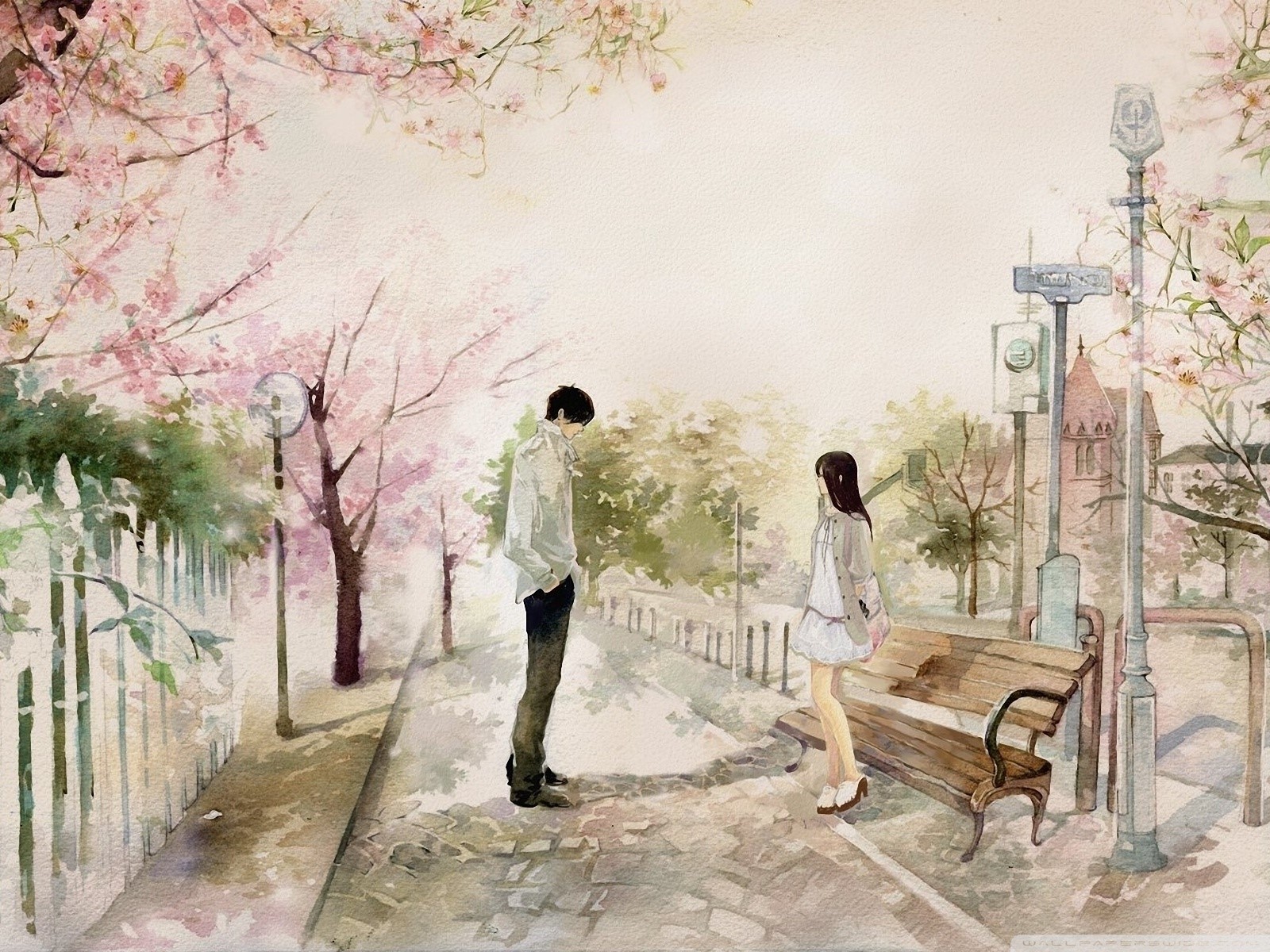 Anime Watercolor Wallpapers