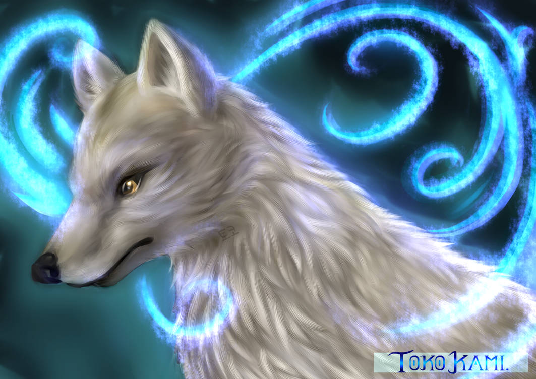 Anime White Wolf Wallpapers