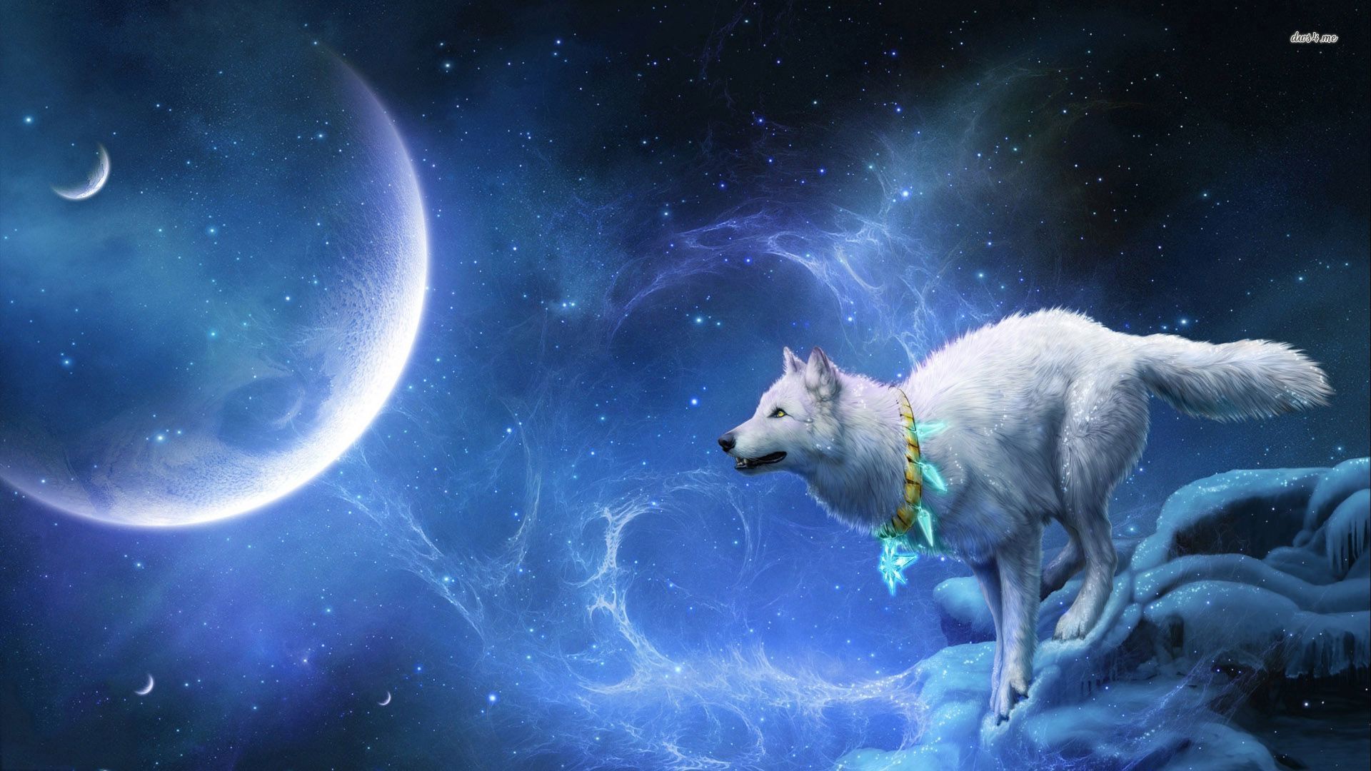 Anime White Wolf Wallpapers