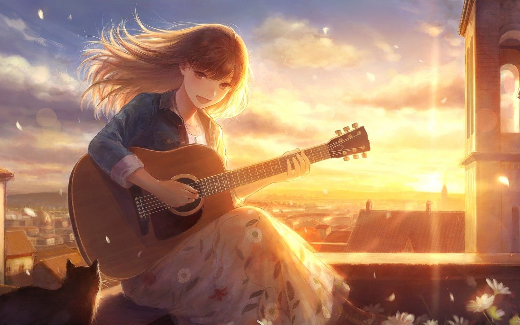 Anime With Guitar Wallpapers