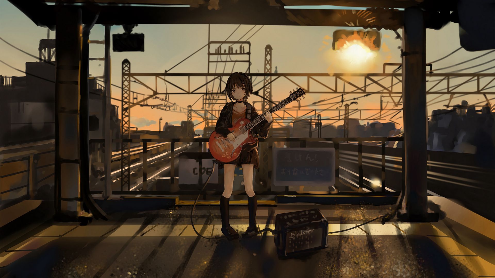 Anime With Guitar Wallpapers