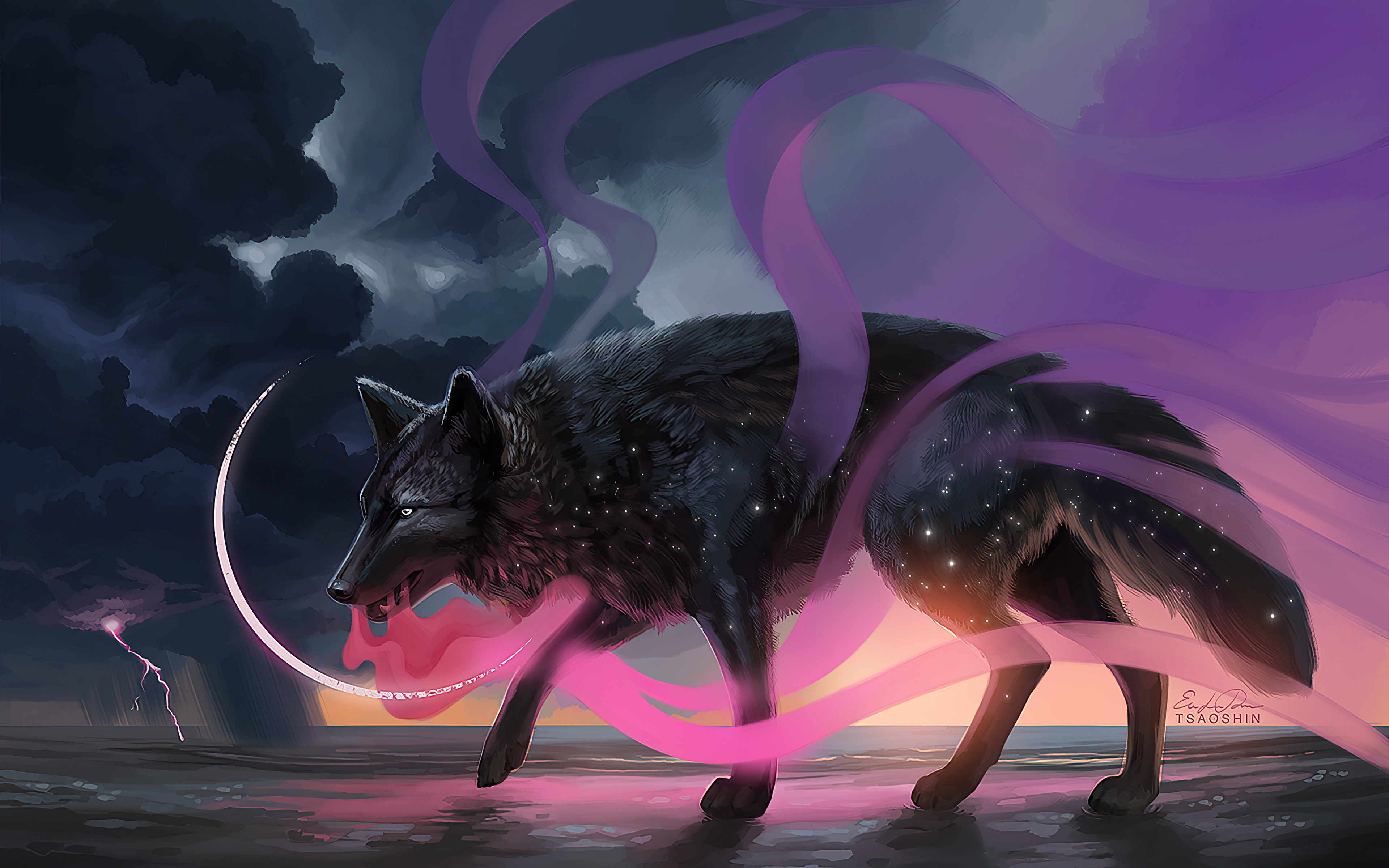 Anime Wolf Art Wallpapers