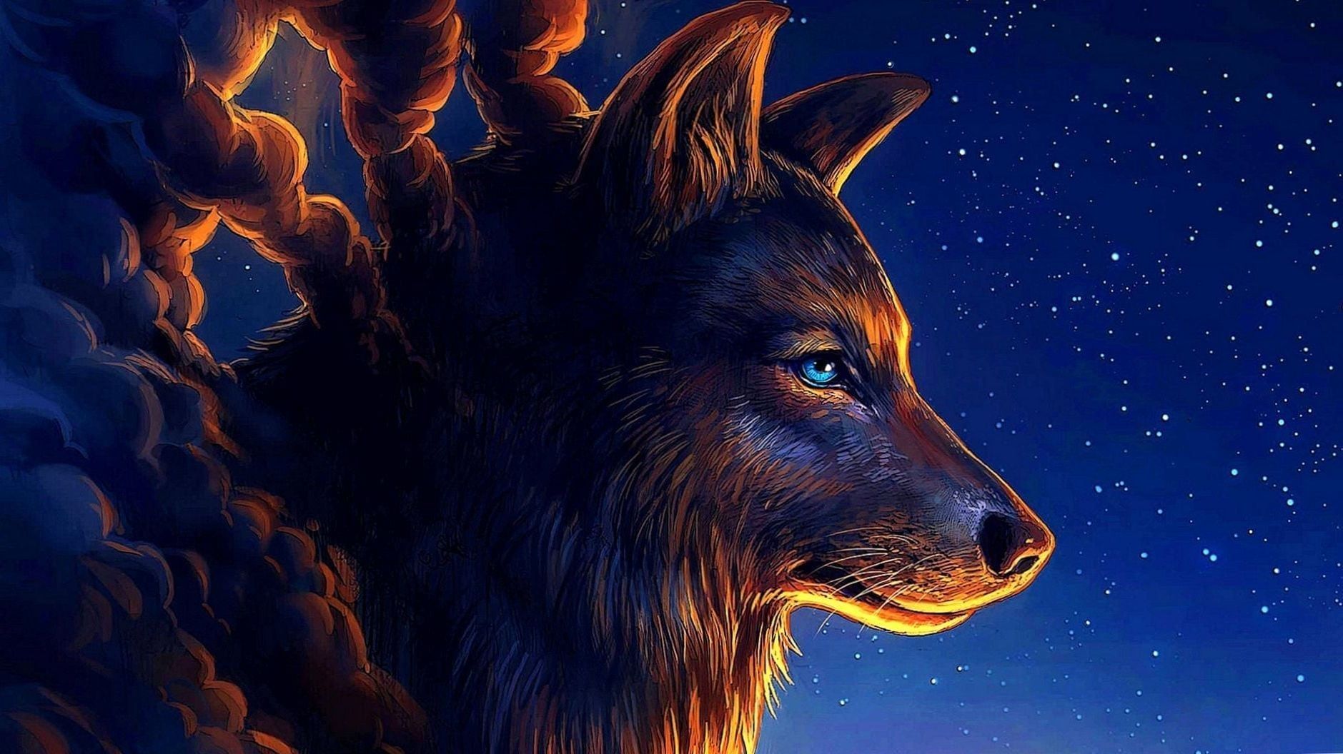 Anime Wolf Art Wallpapers