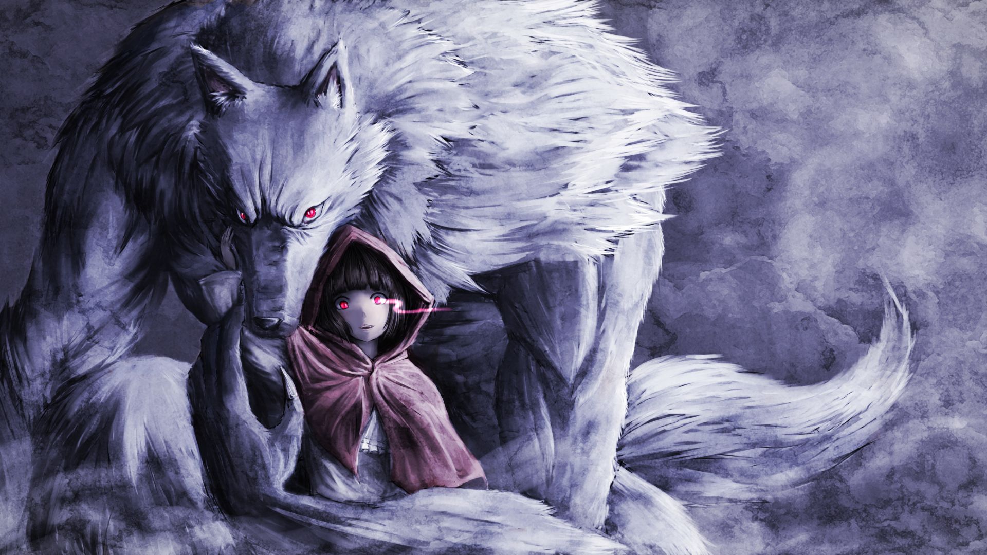 Anime Wolf Art Wallpapers