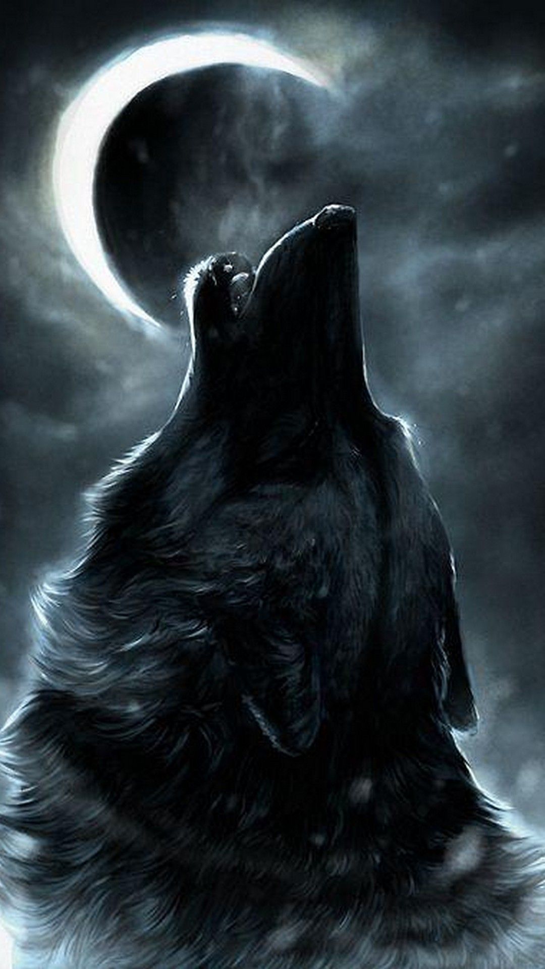 Anime Wolf Black Wallpapers