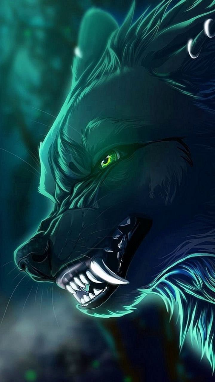 Anime Wolf Black Wallpapers