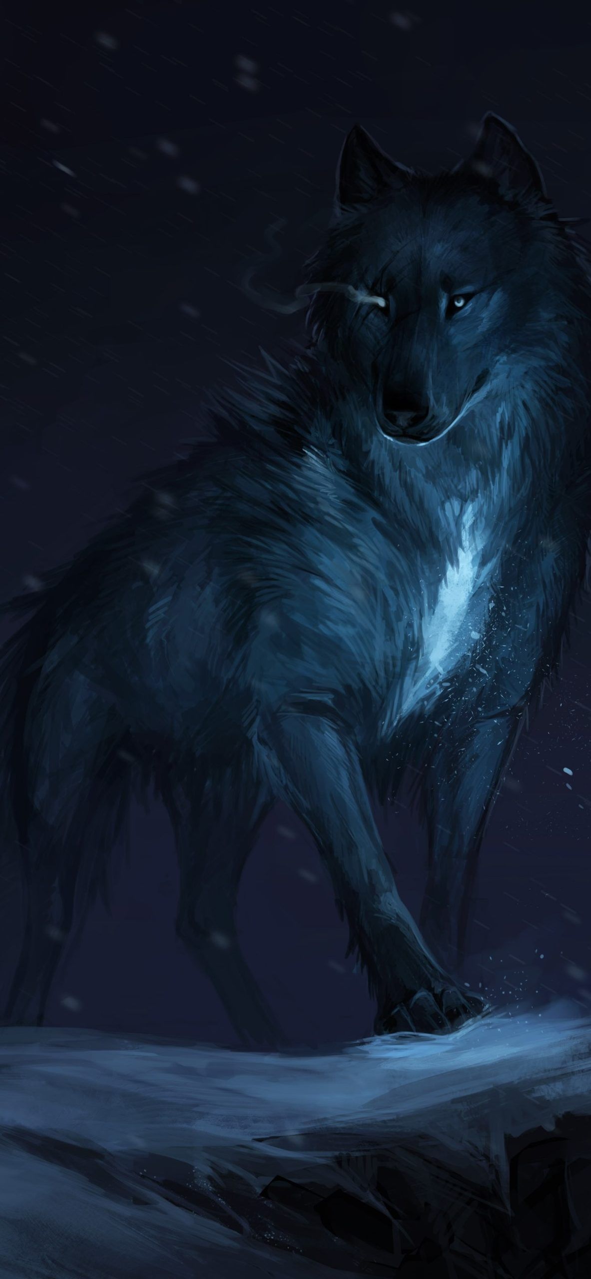 Anime Wolf Black Wallpapers