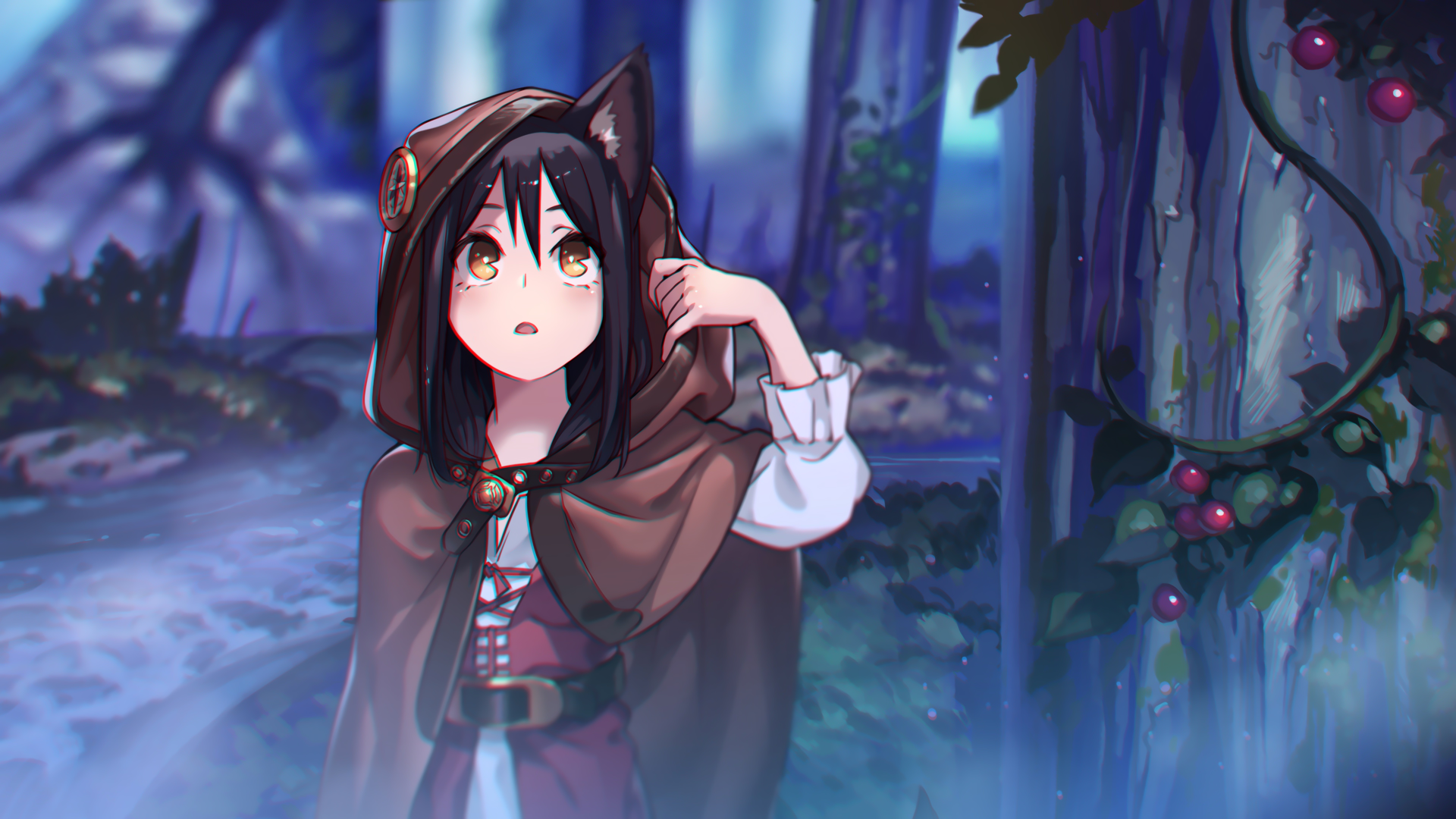 Anime Wolf Girl Wallpapers