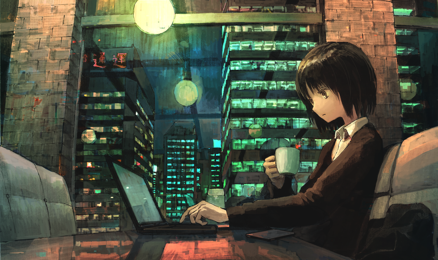 Anime Working Wallpapers