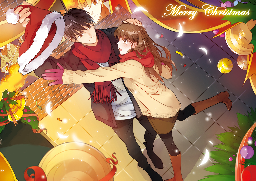 Anime Xmas Couples Wallpapers