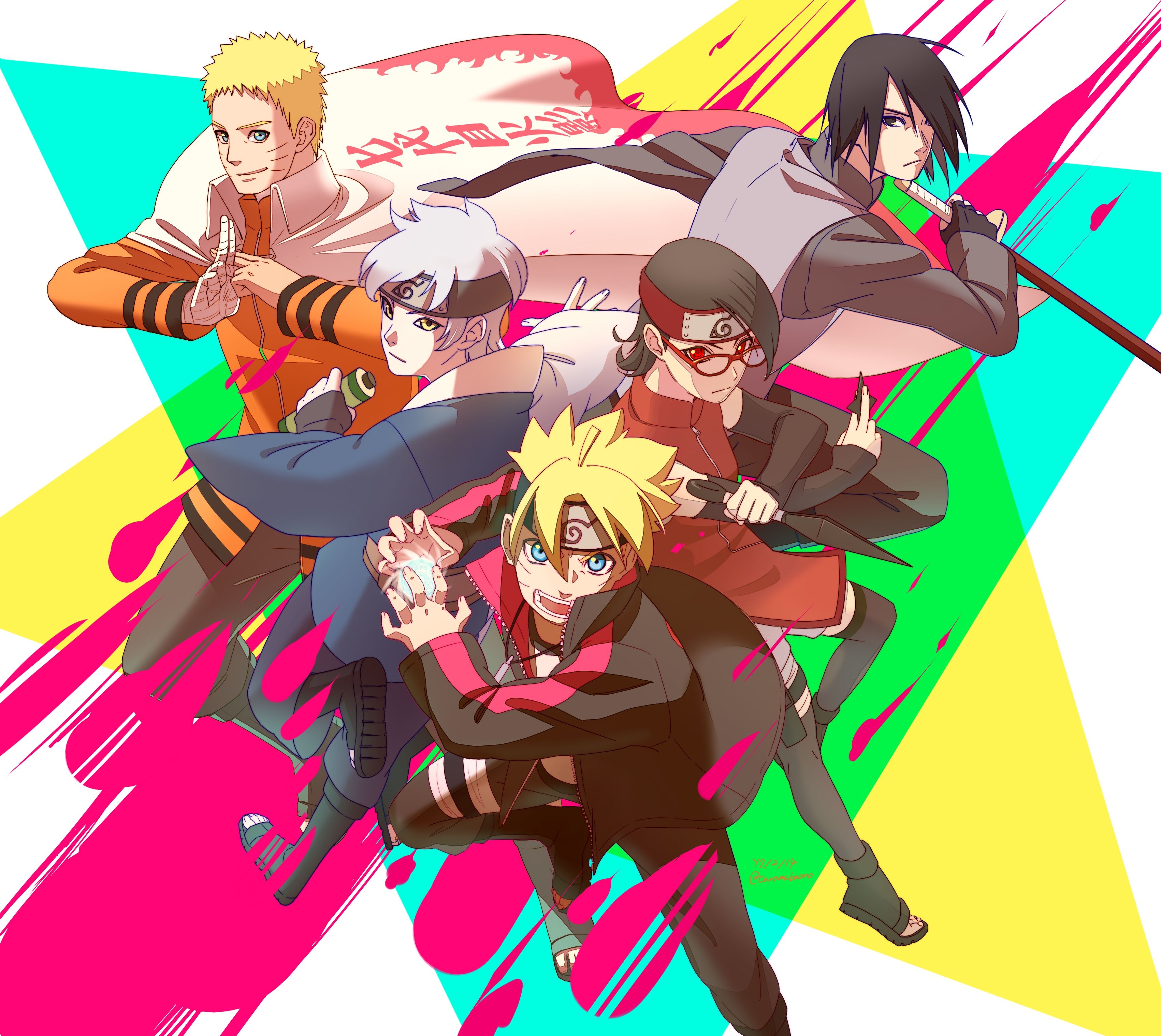 Boruto, Mitsuki And Sarada Boruto Wallpapers