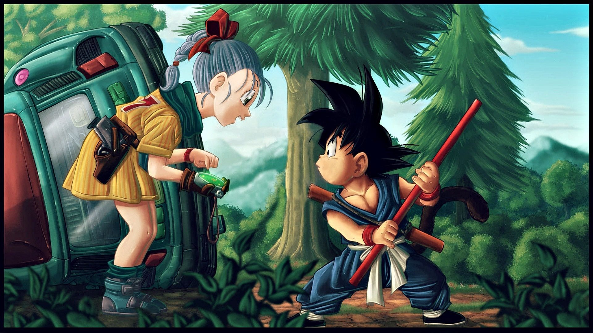 Bulma And Goku Dragon Ball Wallpapers