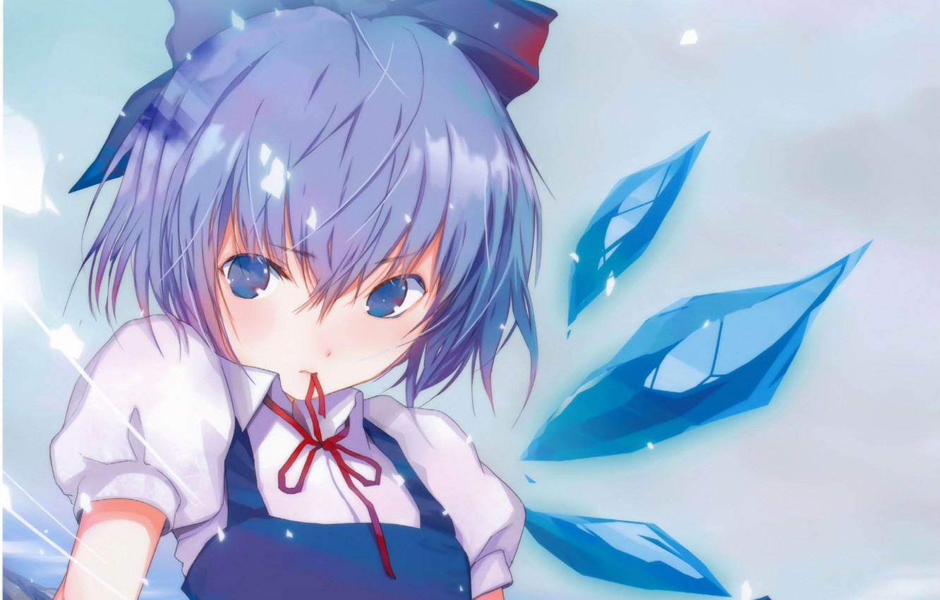 Cirno  Blue Hair Touhou Wallpapers