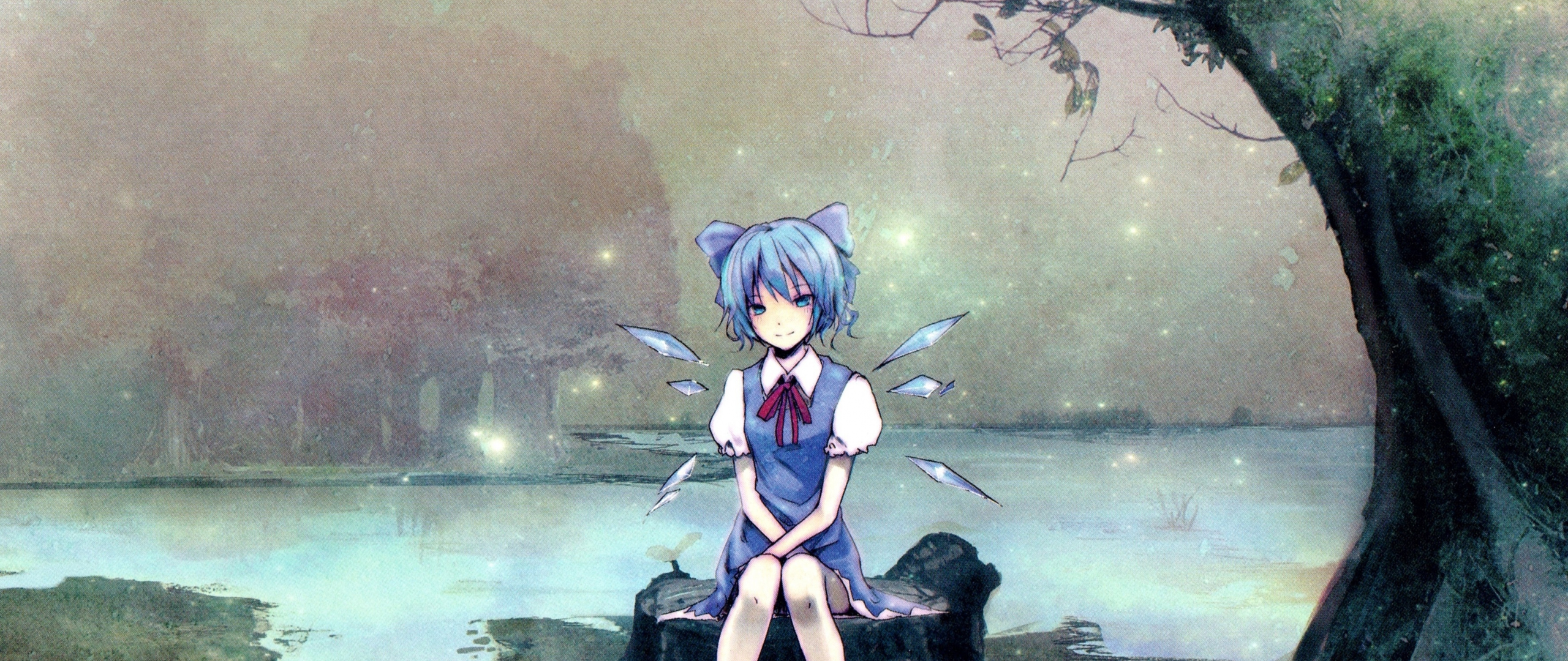 Cirno  Blue Hair Touhou Wallpapers