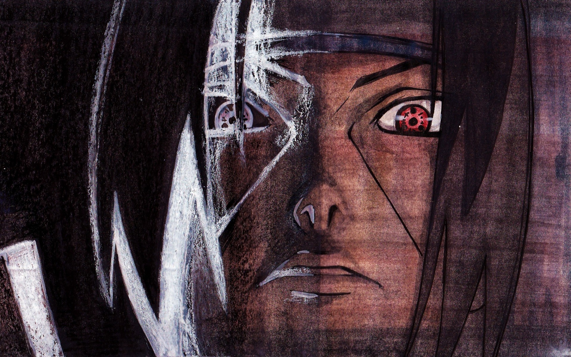 Cool Itachi Uchiha Naruto Art Wallpapers