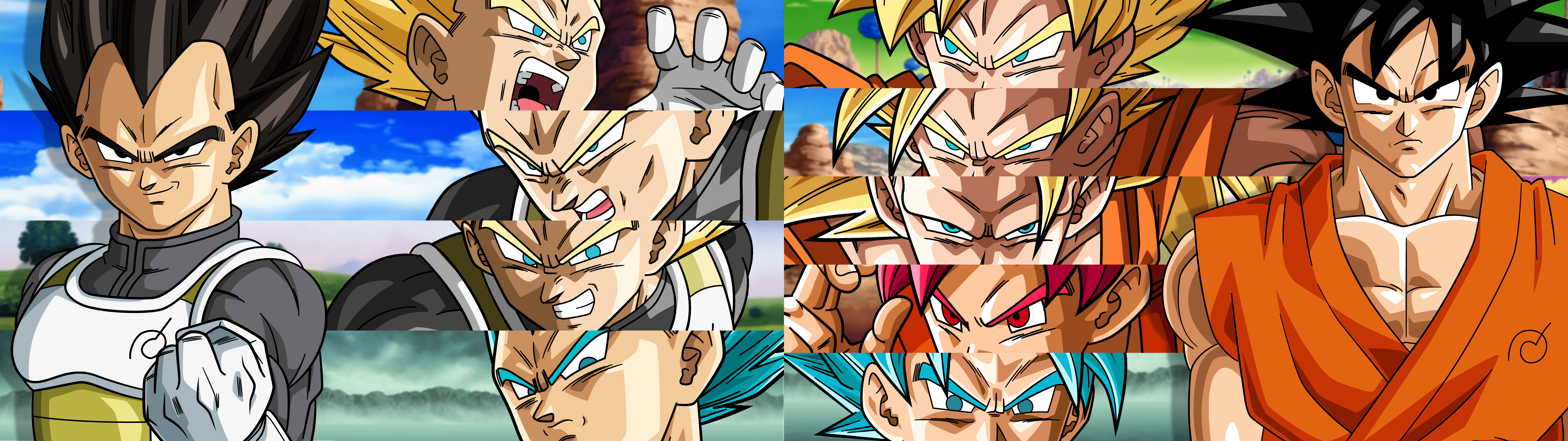 Dragon Ball Dual Screen Wallpapers