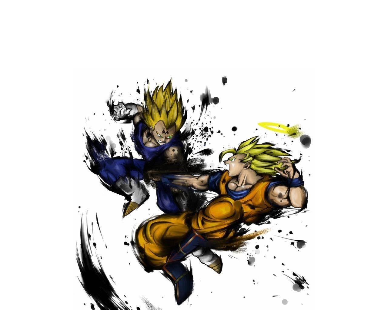 Dragon Ball Goku Vs Vegeta Wallpapers