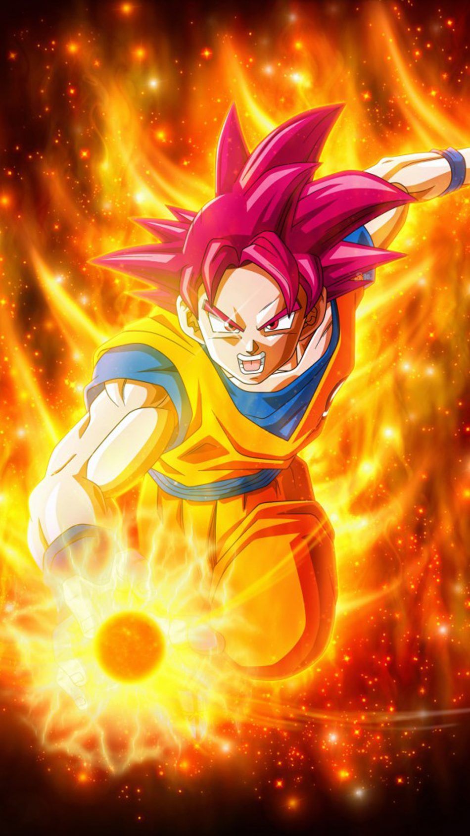 Dragon Ball Z Goku Super Saiyan God Wallpapers