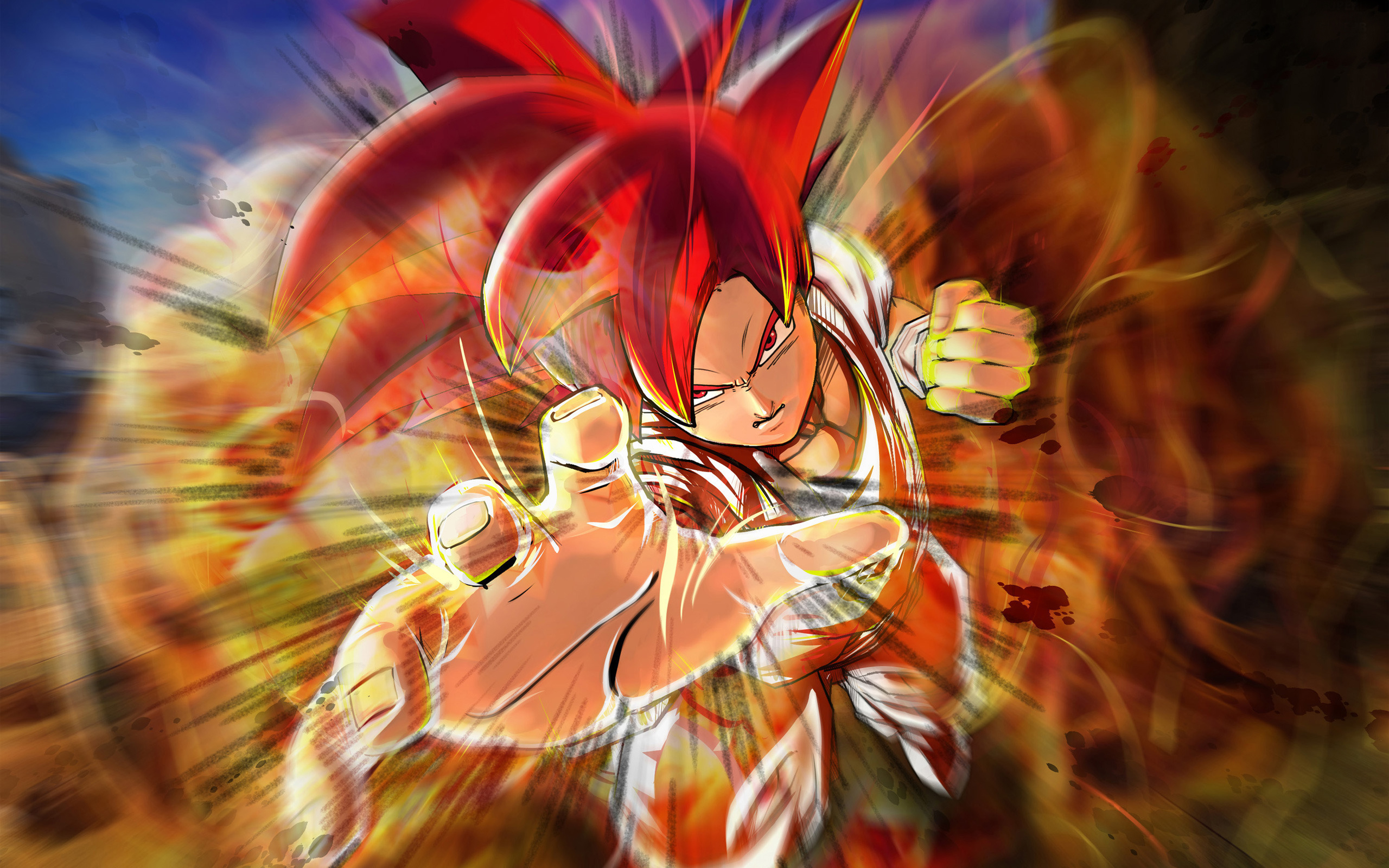 Dragon Ball Z Goku Super Saiyan God Wallpapers