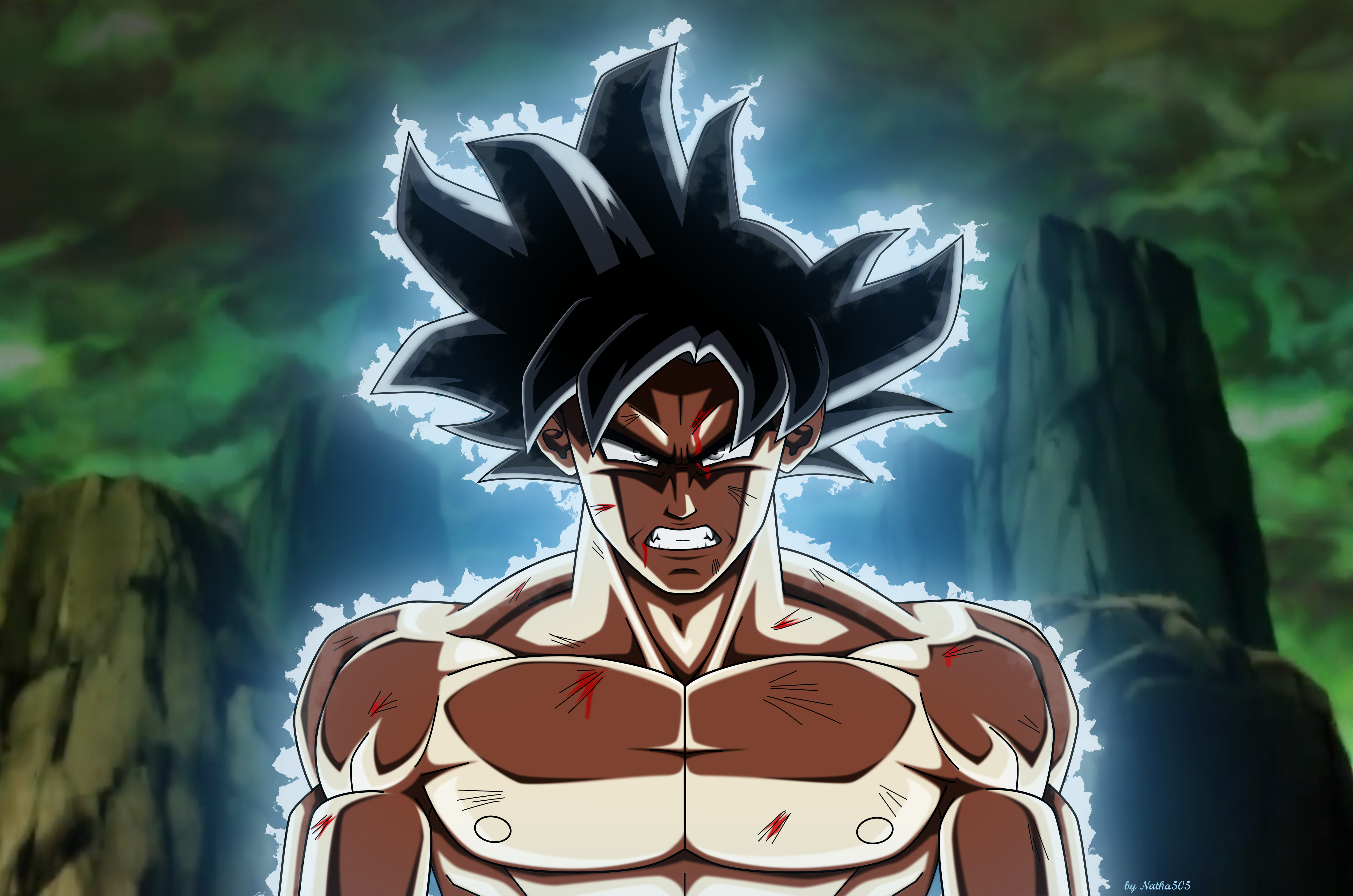 Dragon Ball Z Goku Ultra Instinct Fire Wallpapers