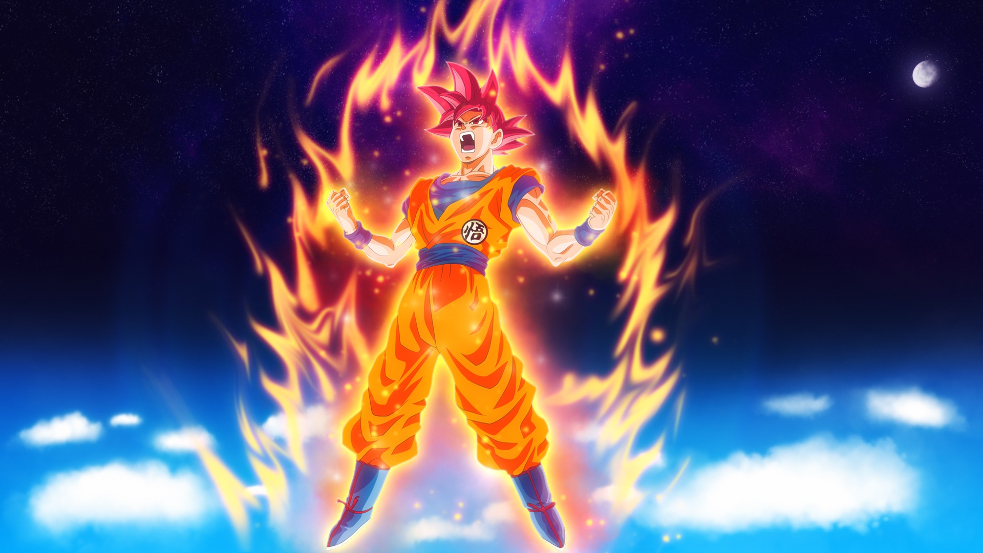 Dragon Ball Z Goku Ultra Instinct Fire Wallpapers