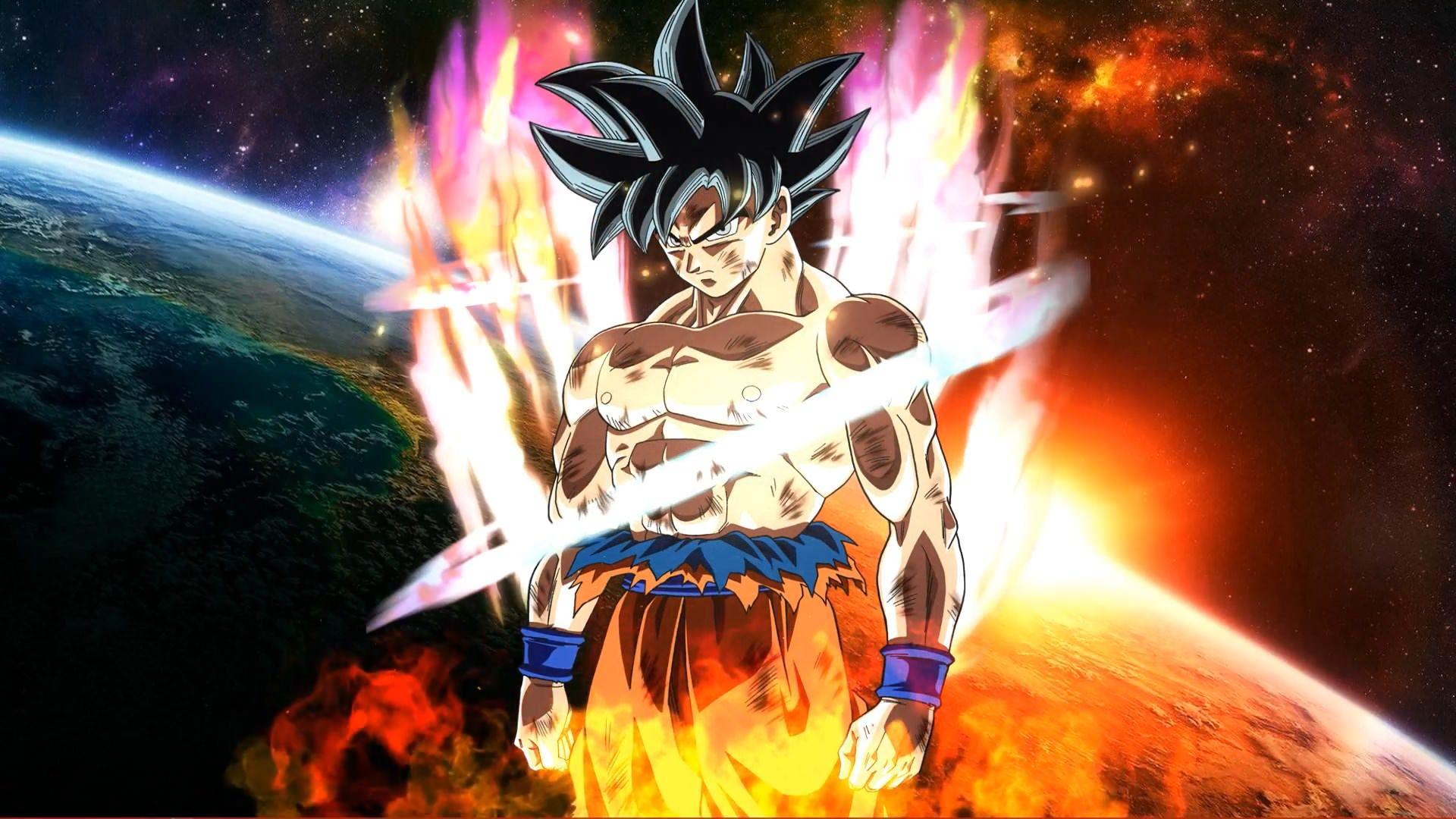 Dragon Ball Z Goku Ultra Instinct Fire Wallpapers