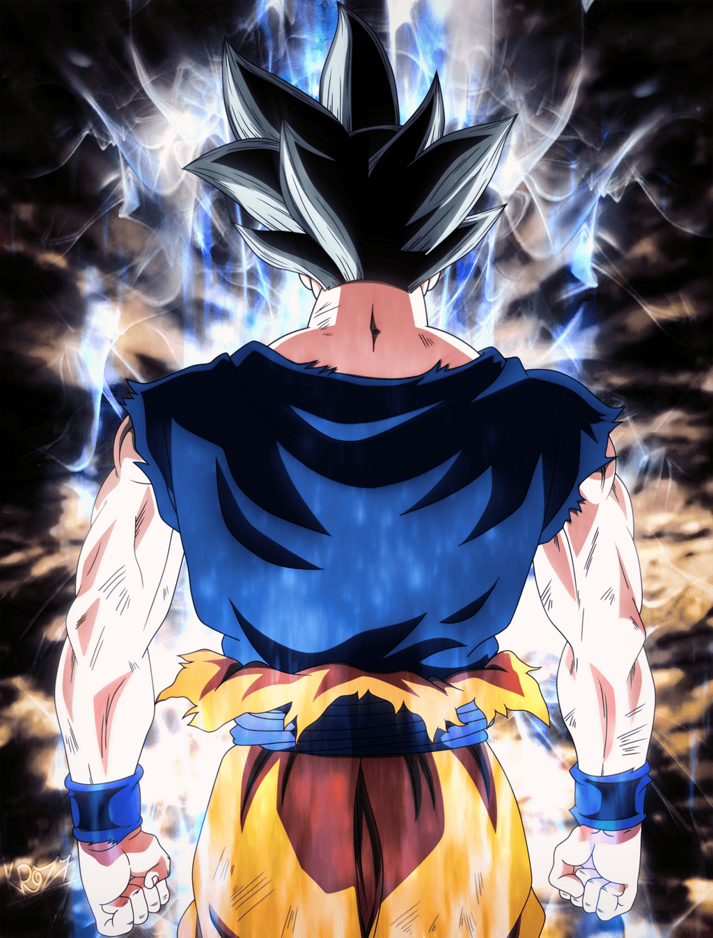 Dragon Ball Z Goku Ultra Instinct Fire Wallpapers