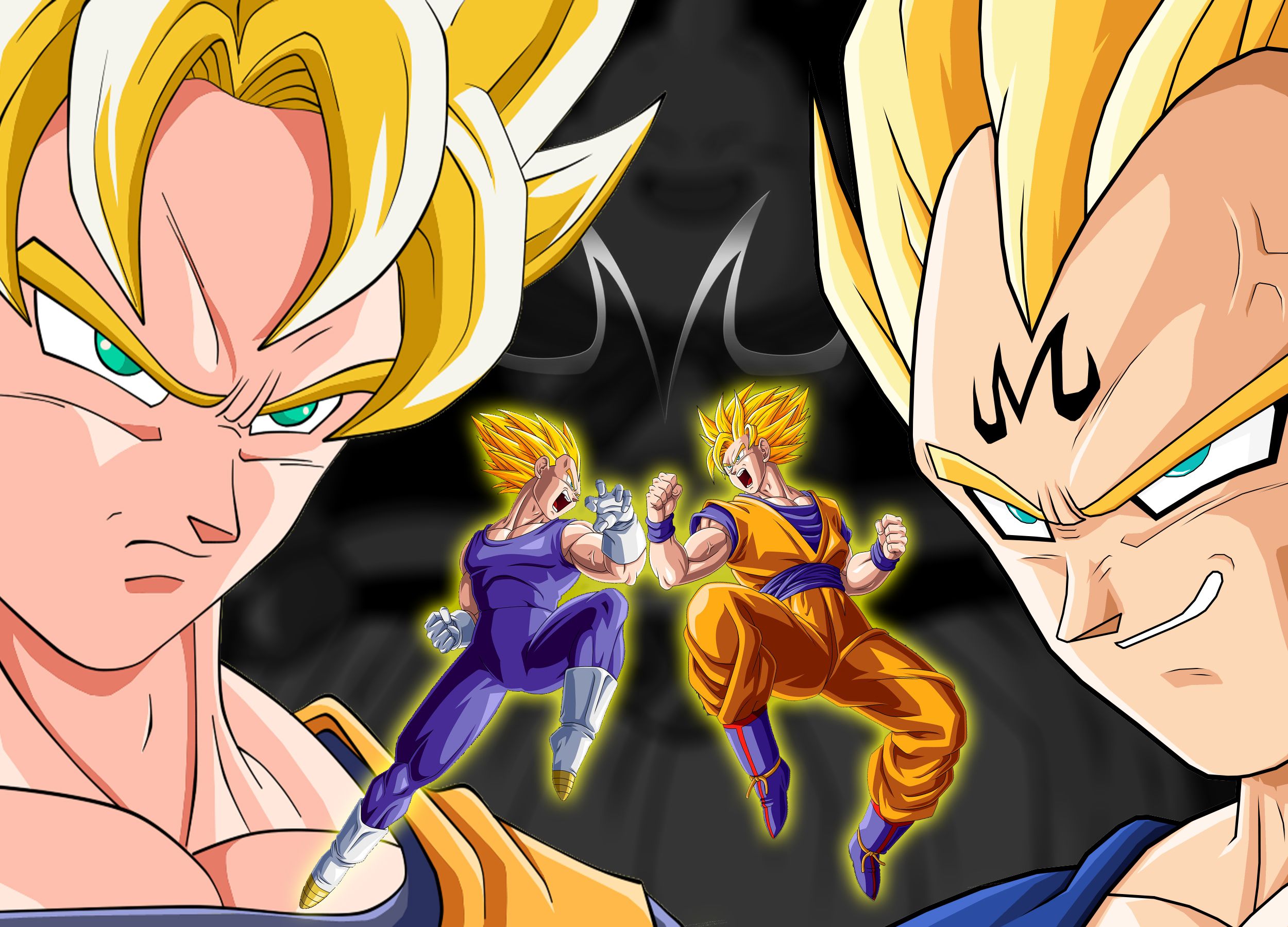 Dragon Ball Z Goku Vs Vegeta Wallpapers